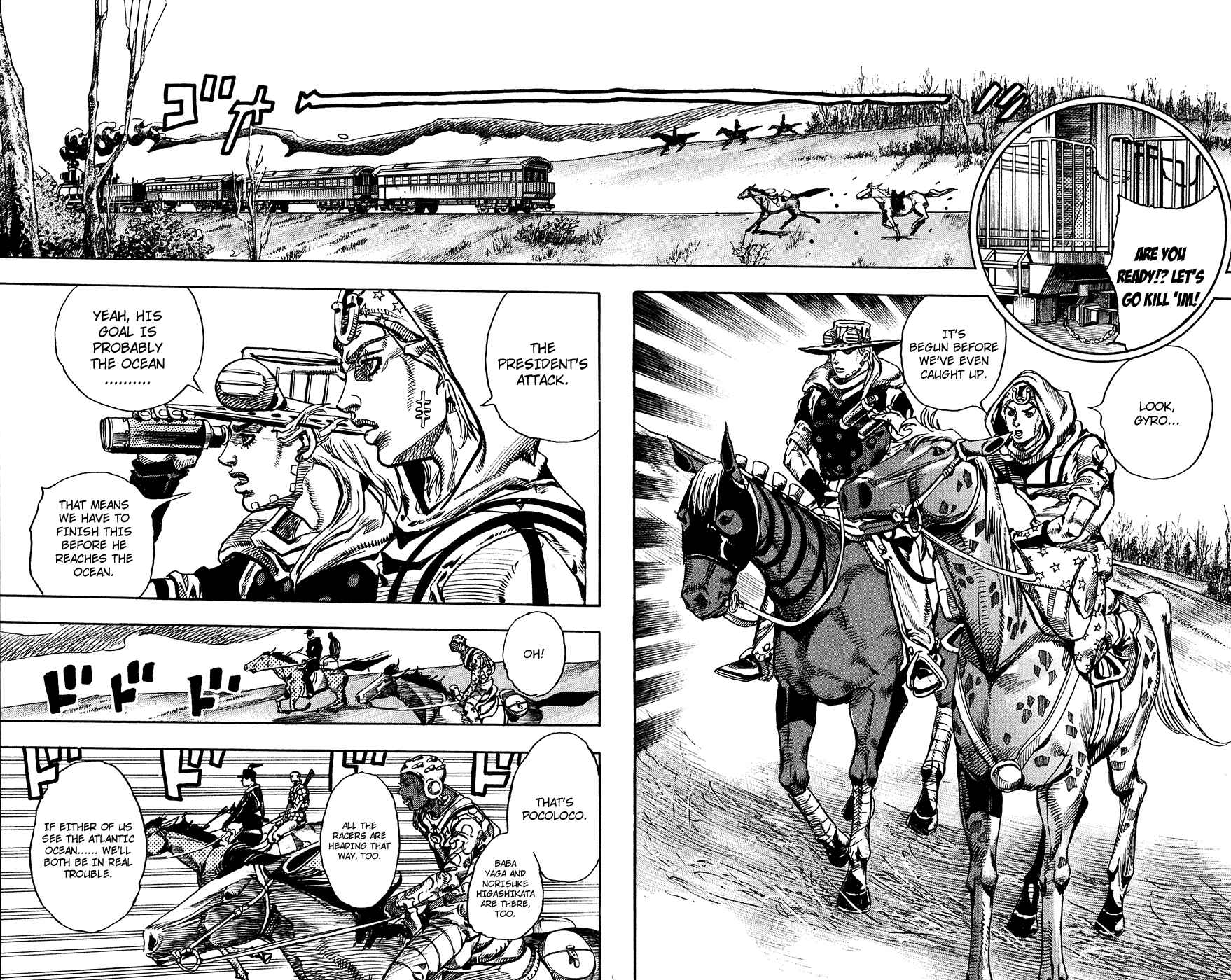 Page 46 Chapter 74 JoJos Bizarre Adventure Part 7 - Steel Ball Run