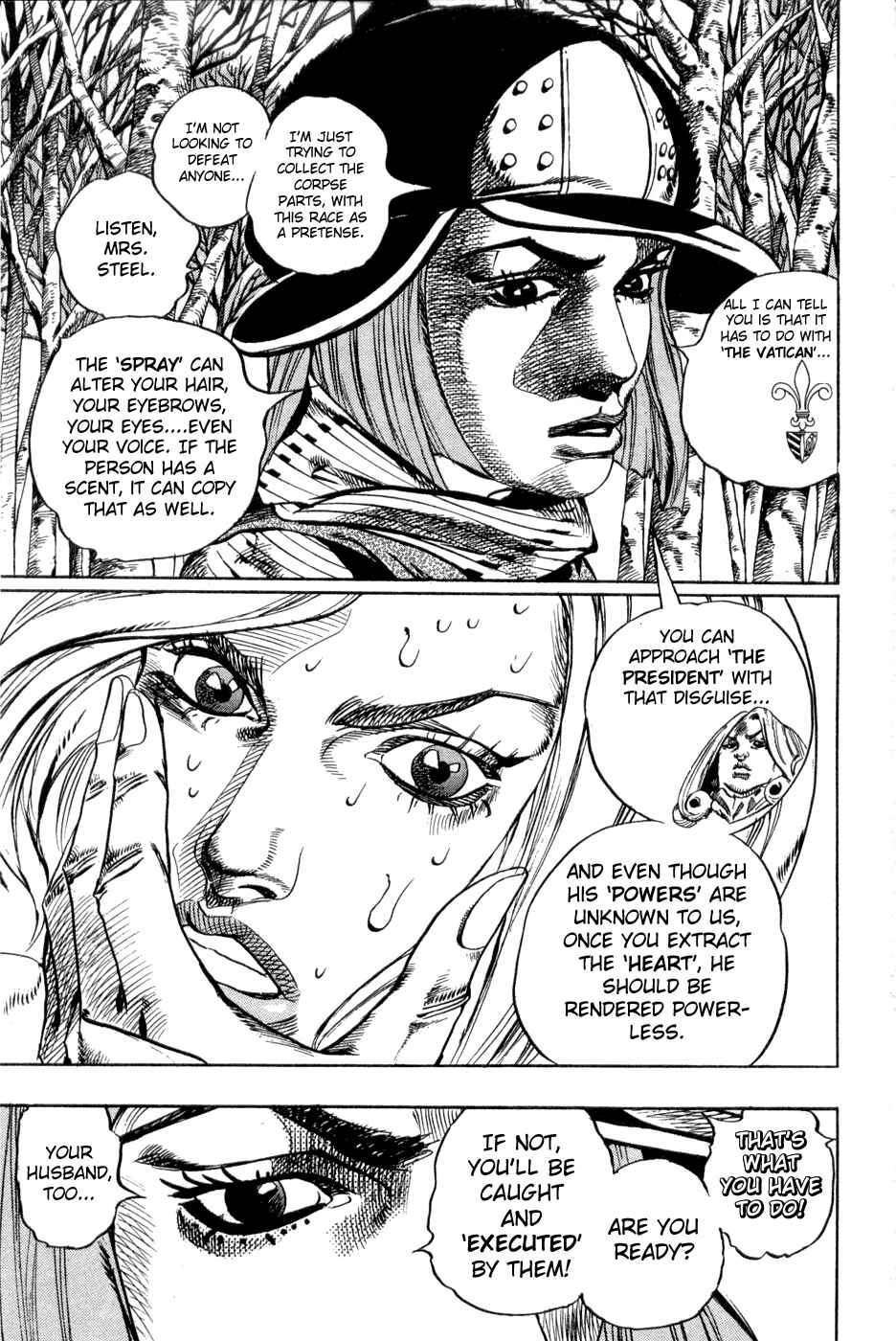Page 35 Chapter 49 JoJos Bizarre Adventure Part 7 - Steel Ball Run