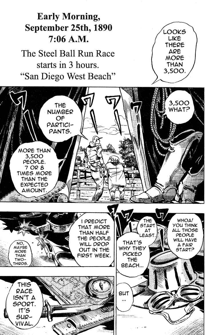 Page 1 Chapter 4 JoJos Bizarre Adventure Part 7 - Steel Ball Run