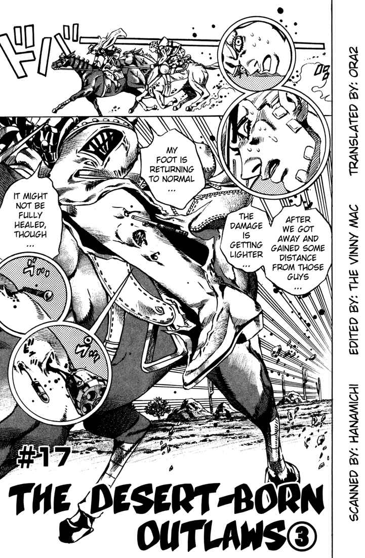 Page 1 Chapter 17 JoJos Bizarre Adventure Part 7 - Steel Ball Run