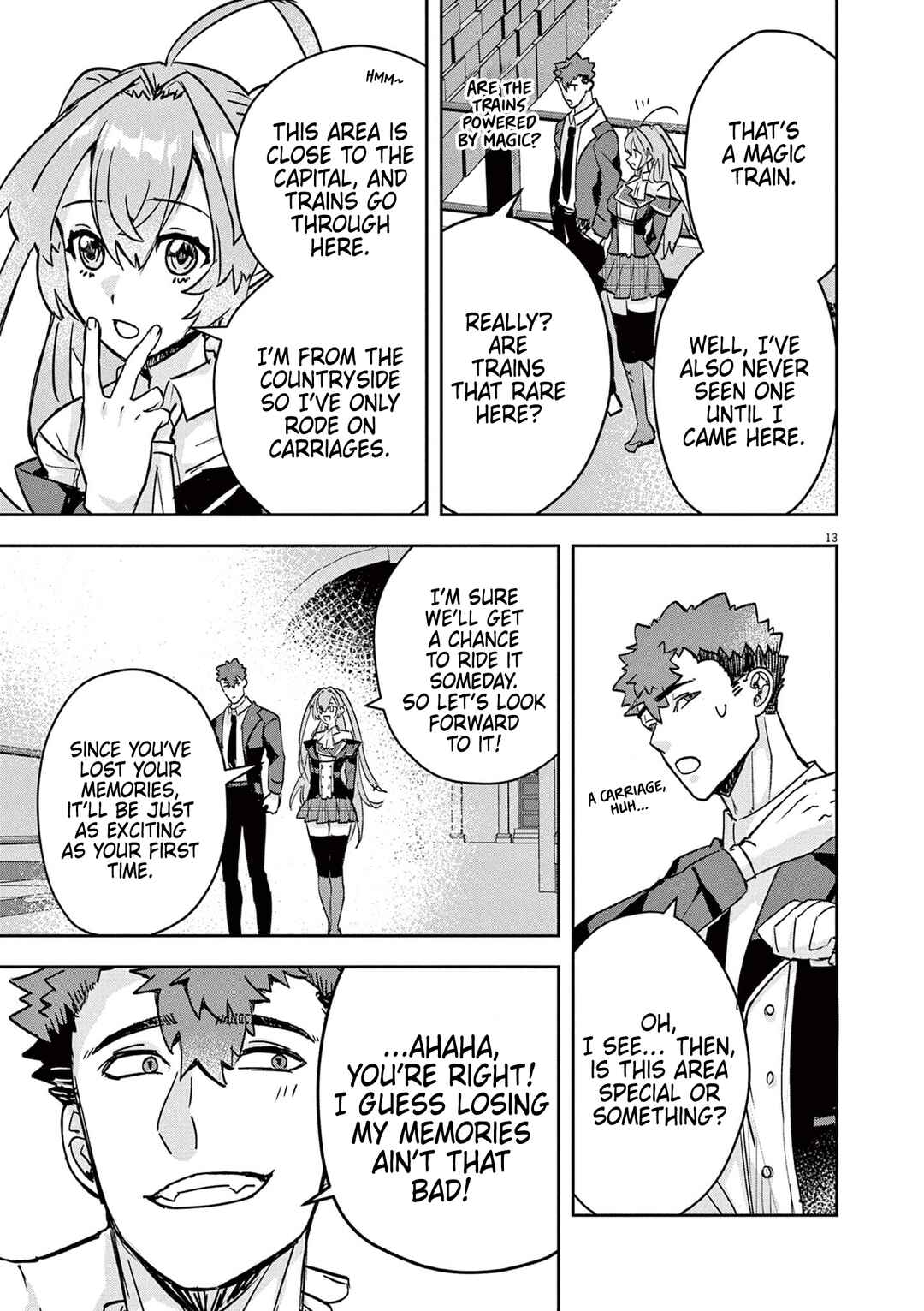 Page 13 Chapter 4 Nichiasa Suki no Otaku ga Akuyaku Seito ni Tenseishita Kekka, Hametsu Flag ga Houkaishiteiku Ken ni Tsuite