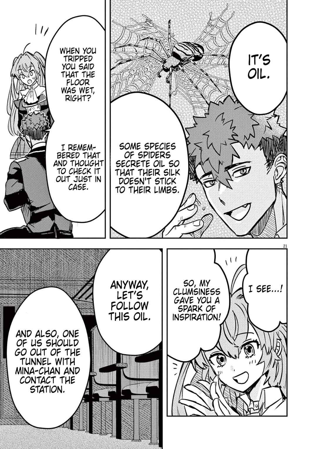 Page 21 Chapter 5 Nichiasa Suki no Otaku ga Akuyaku Seito ni Tenseishita Kekka, Hametsu Flag ga Houkaishiteiku Ken ni Tsuite