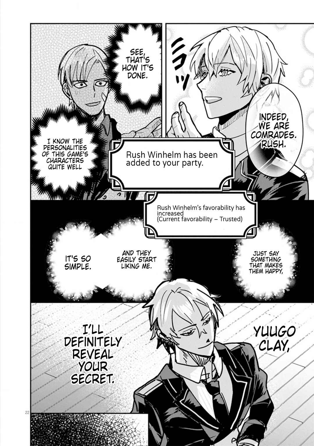 Page 22 Chapter 10 Nichiasa Suki no Otaku ga Akuyaku Seito ni Tenseishita Kekka, Hametsu Flag ga Houkaishiteiku Ken ni Tsuite