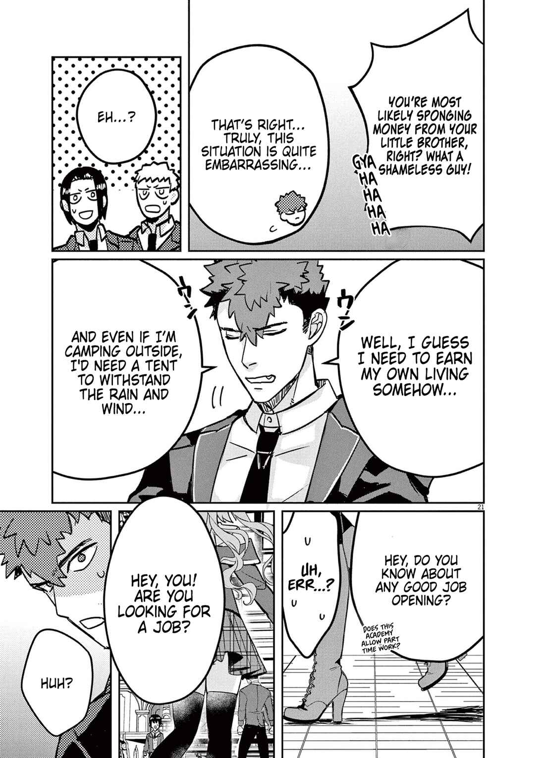 Page 21 Chapter 3 Nichiasa Suki no Otaku ga Akuyaku Seito ni Tenseishita Kekka, Hametsu Flag ga Houkaishiteiku Ken ni Tsuite