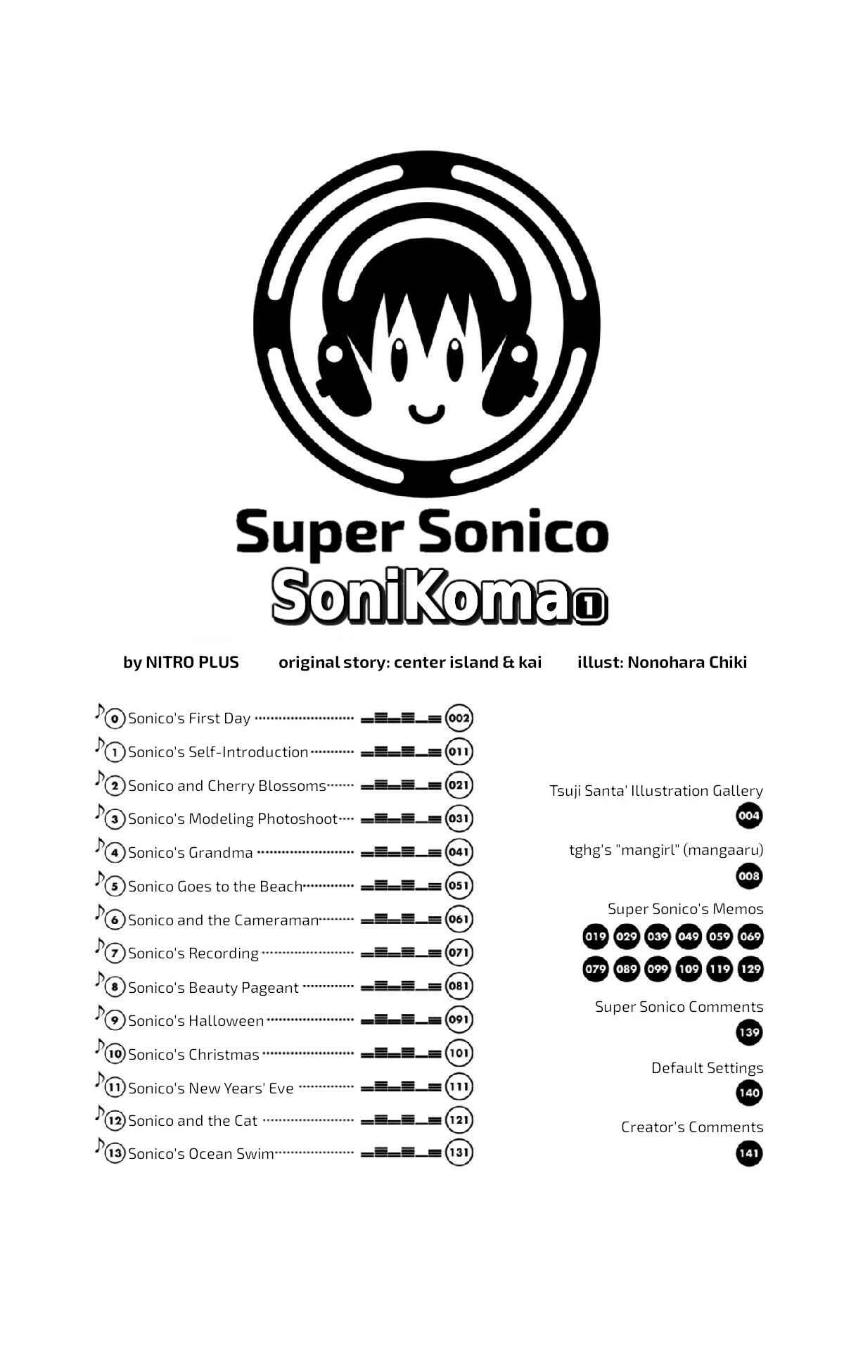 Page 2 Chapter 0 Super Sonico SoniKoma