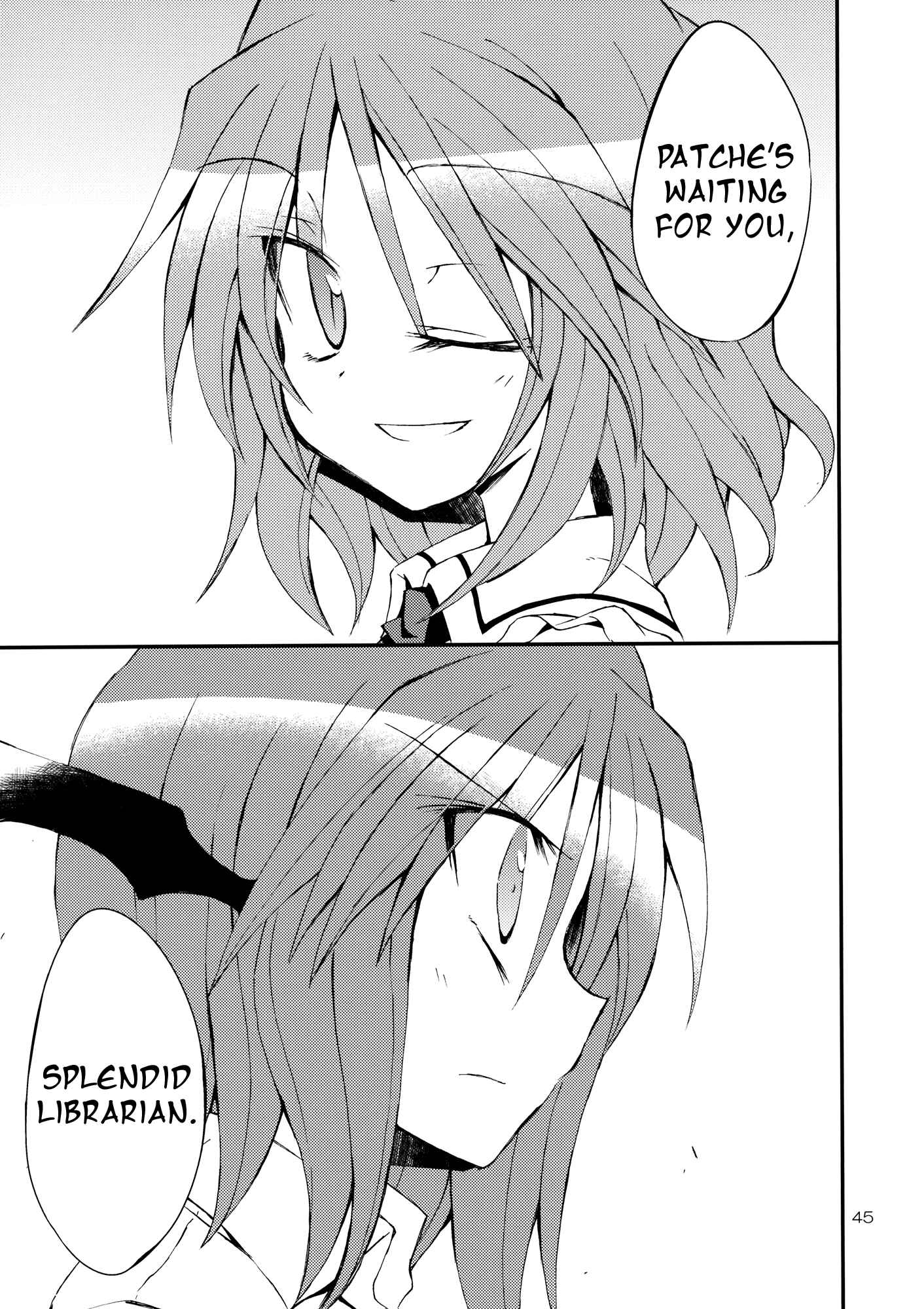 Page 45 Chapter Unknown_a27d Touhou - Kore ga Watashi no Librarian!! (Doujinshi)
