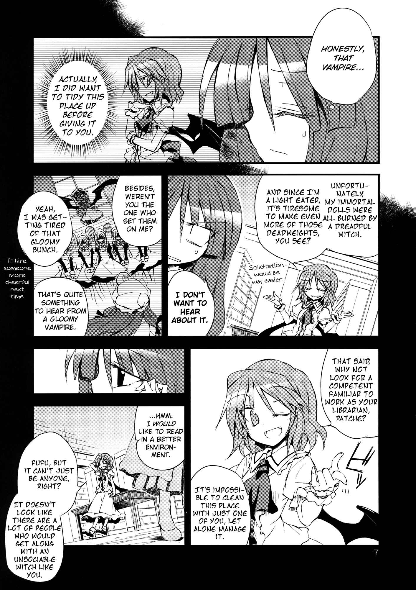 Page 7 Chapter Unknown_a27d Touhou - Kore ga Watashi no Librarian!! (Doujinshi)