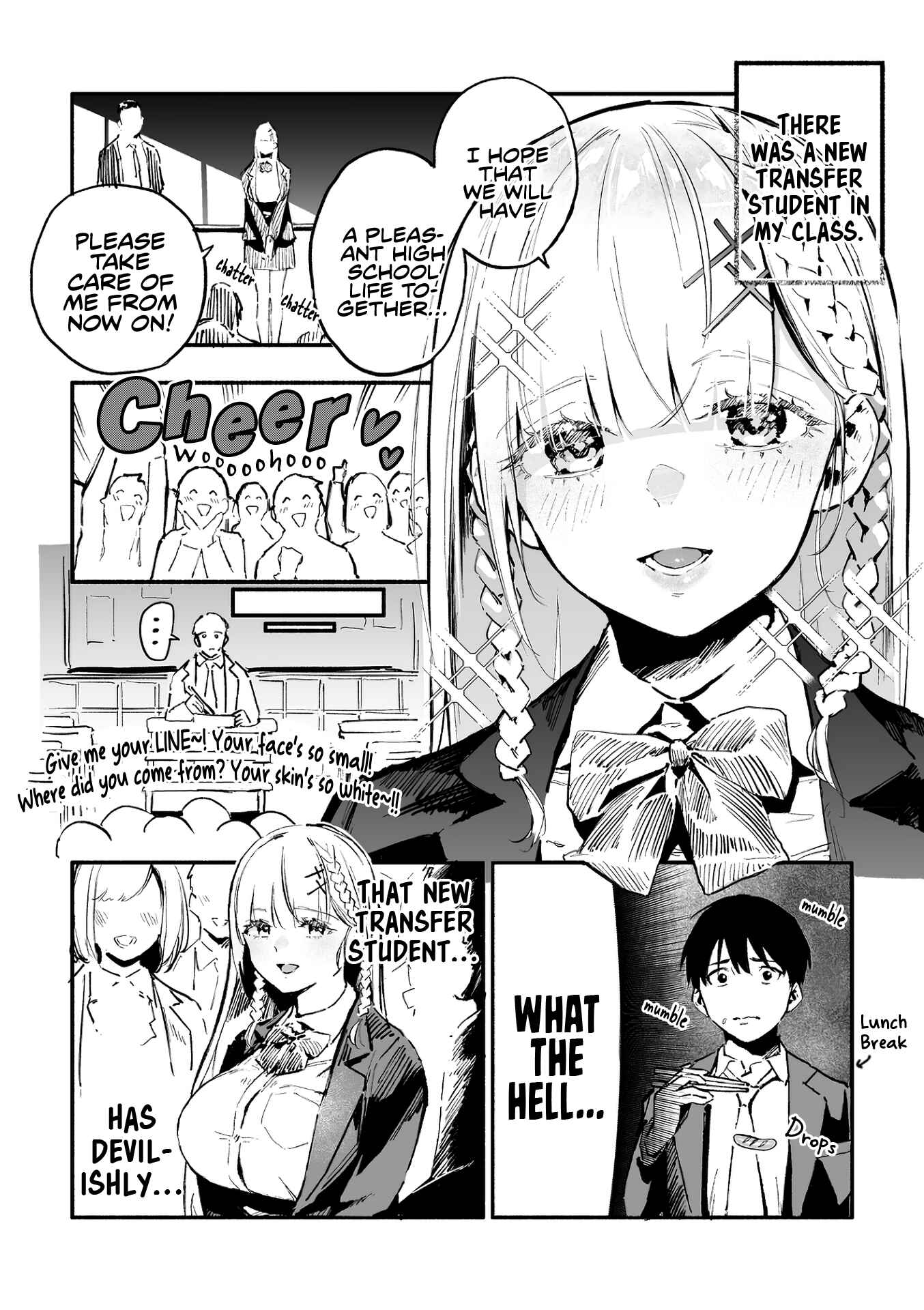 Page 1 Chapter 1 The Angelic Transfer Student and Mastophobia-kun