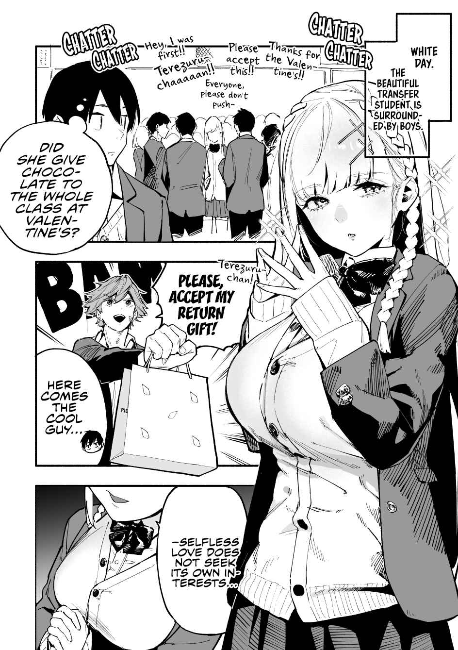 Page 1 Chapter 7 The Angelic Transfer Student and Mastophobia-kun