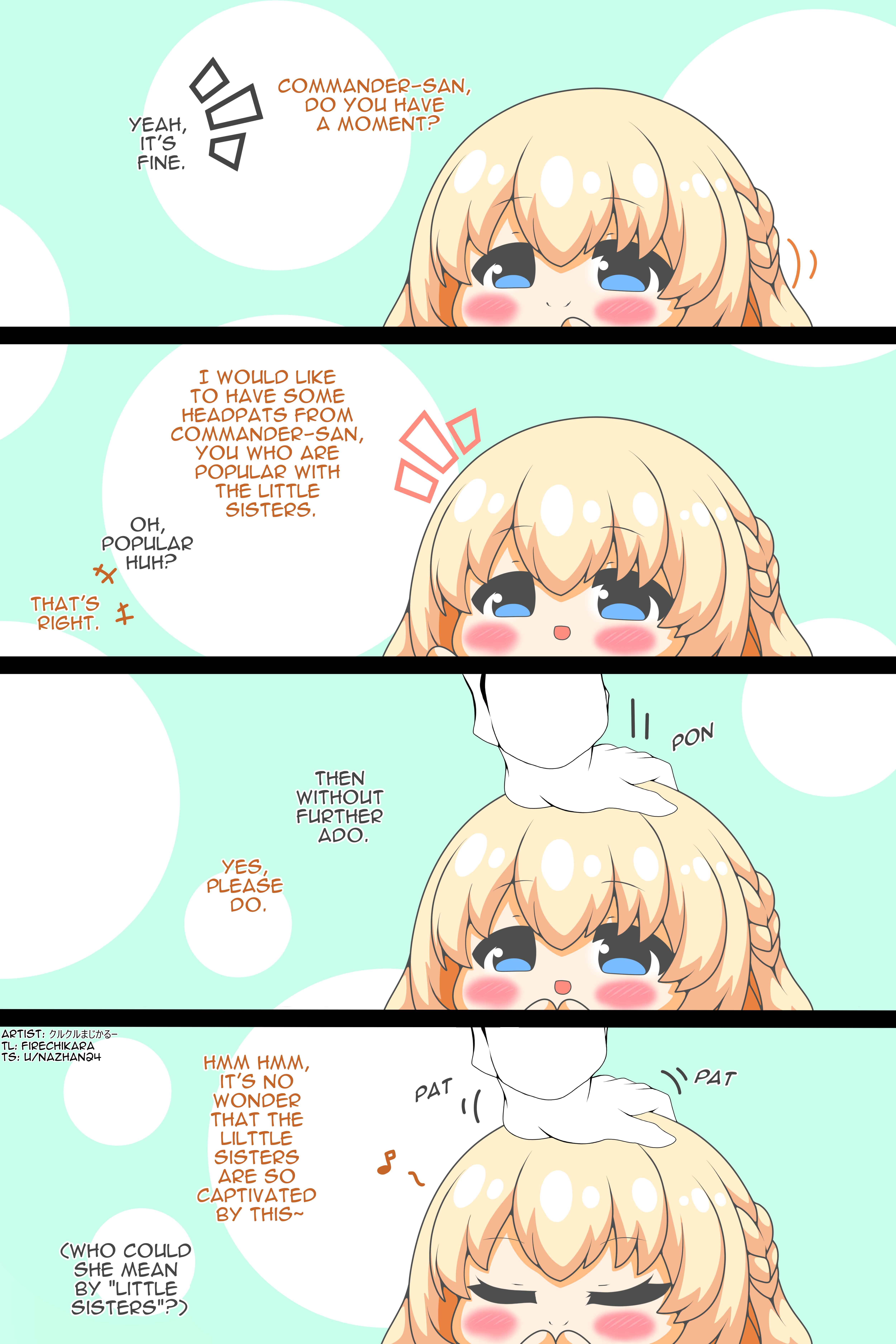 Page 1 Chapter 72 Azur Lane - Headpetting Shipgirls (Doujinshi)