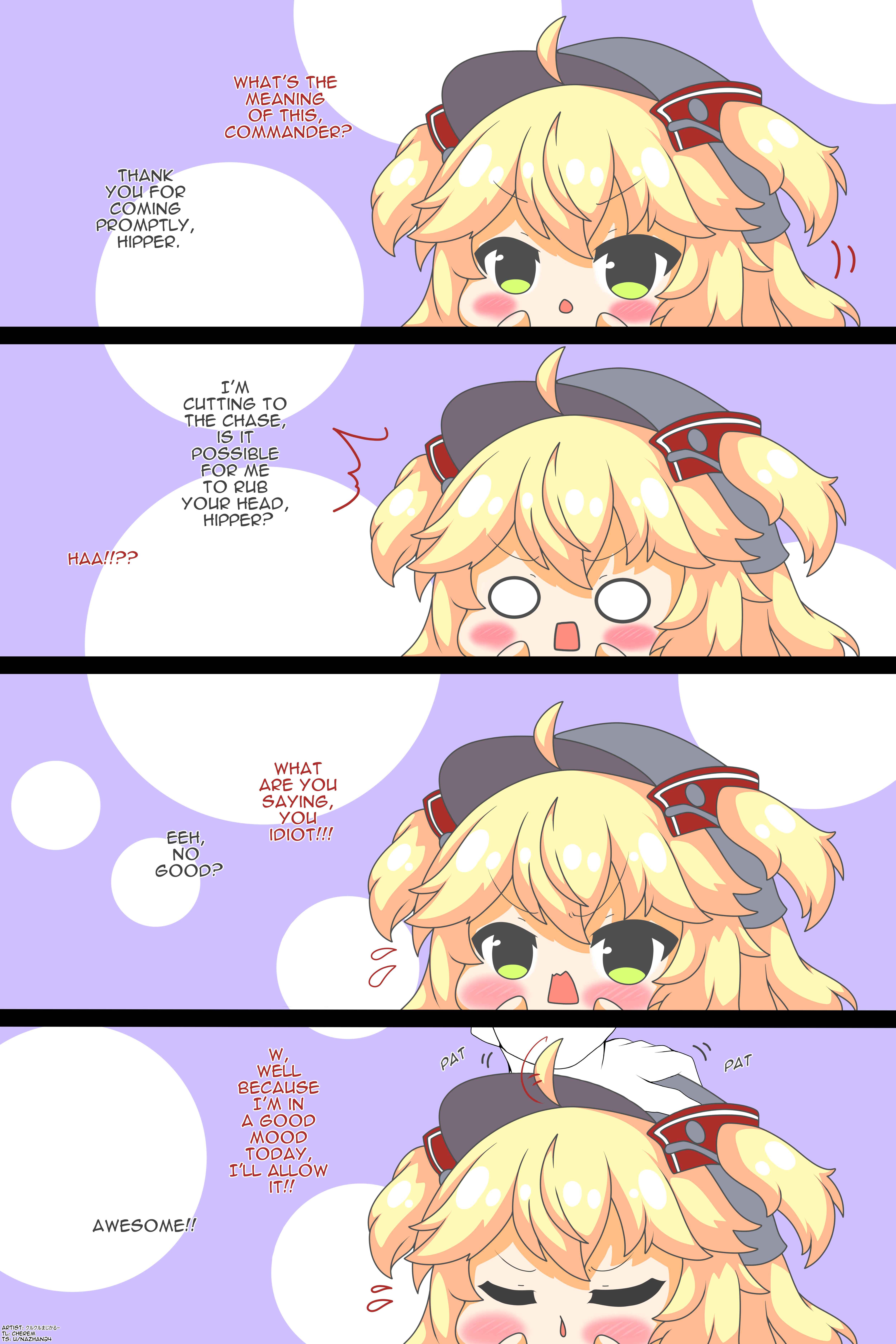 Page 1 Chapter 38 Azur Lane - Headpetting Shipgirls (Doujinshi)