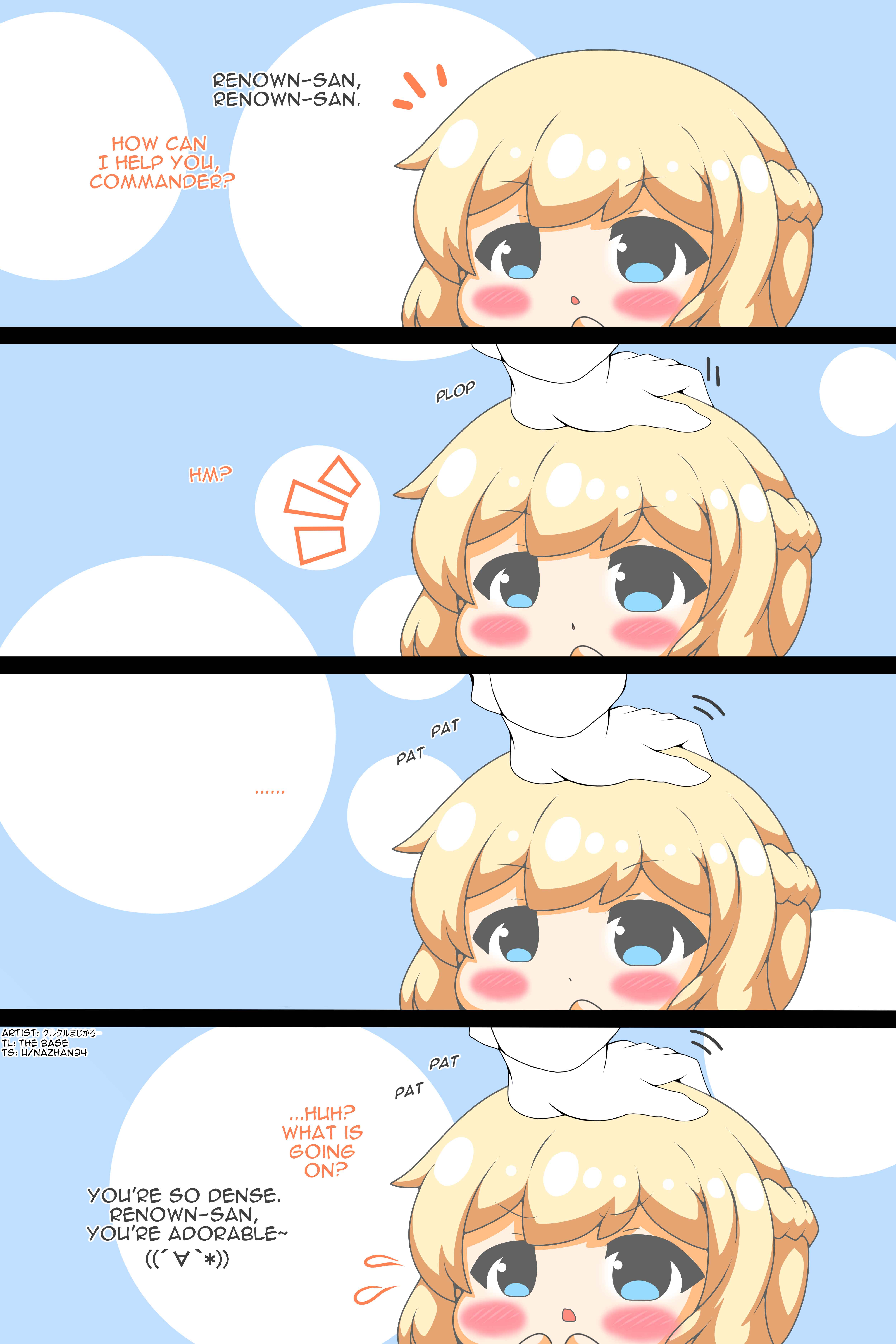 Page 1 Chapter 92 Azur Lane - Headpetting Shipgirls (Doujinshi)
