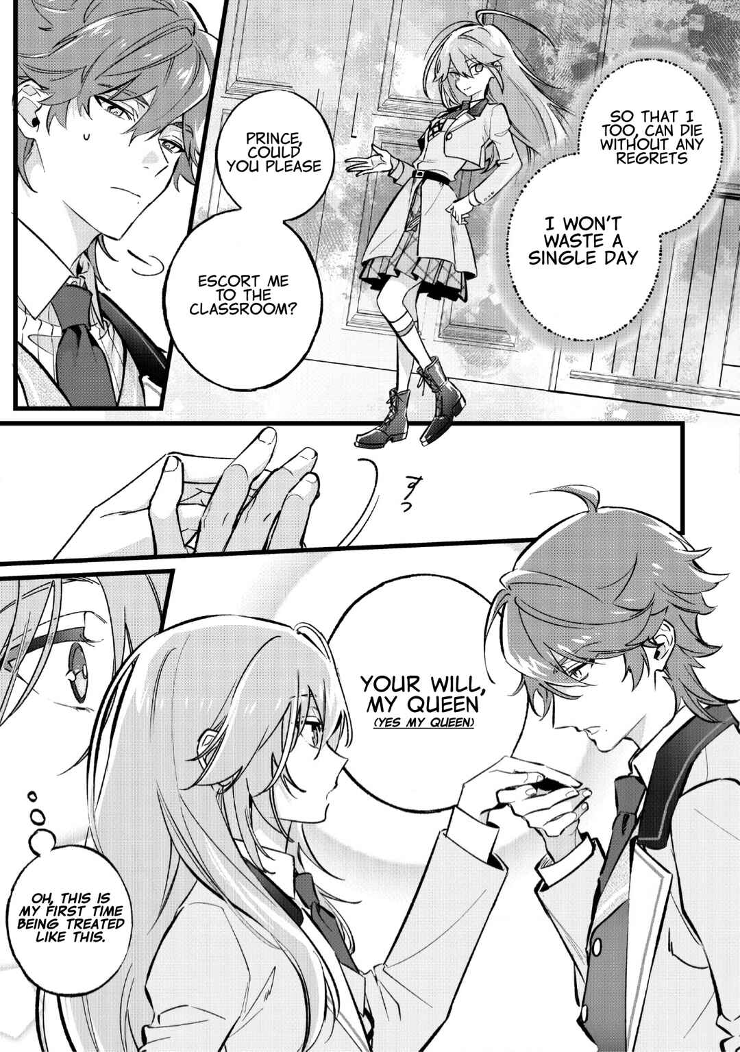 Page 32 Chapter 1 Doteihen Reijou ni Hyoui Shita 800-nen Mae no Akujo wa Hissori Seishun wo Tanoshinde Iru
