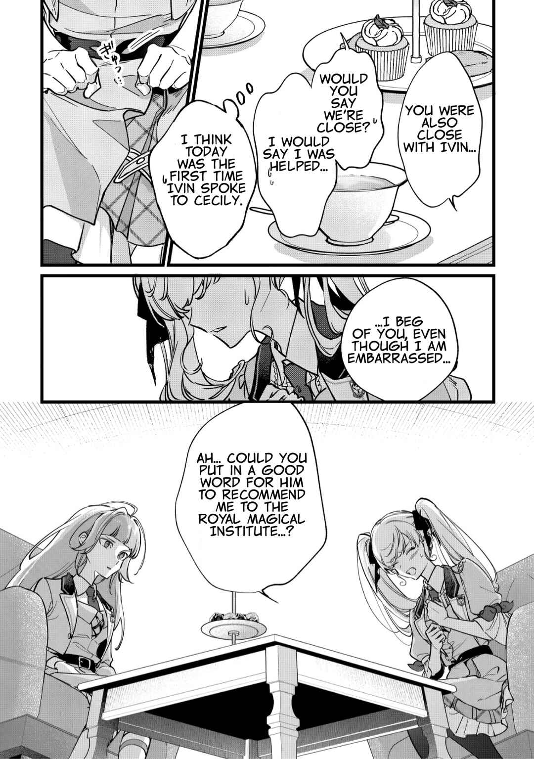 Page 14 Chapter 3 Doteihen Reijou ni Hyoui Shita 800-nen Mae no Akujo wa Hissori Seishun wo Tanoshinde Iru