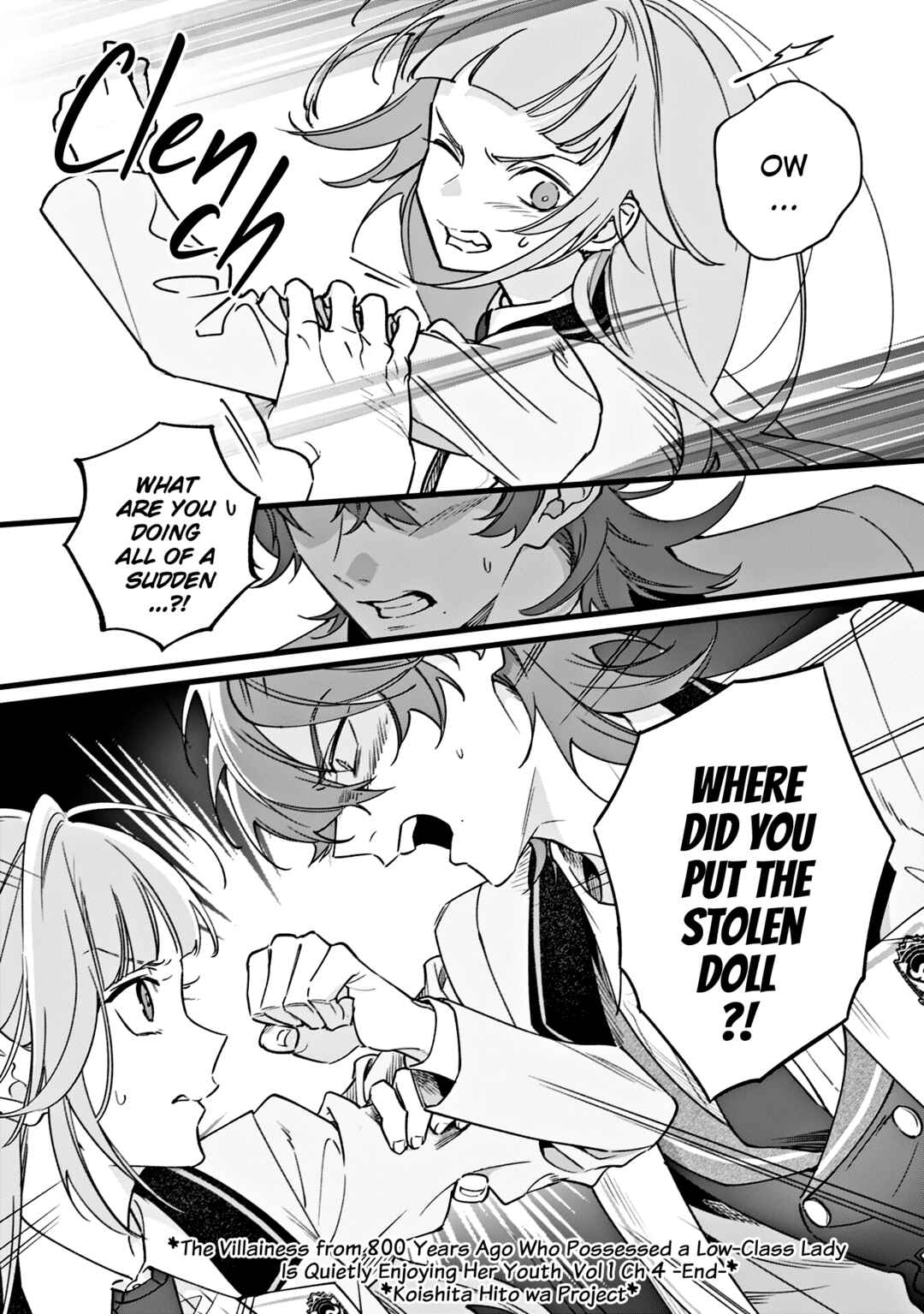 Page 28 Chapter 4 Doteihen Reijou ni Hyoui Shita 800-nen Mae no Akujo wa Hissori Seishun wo Tanoshinde Iru