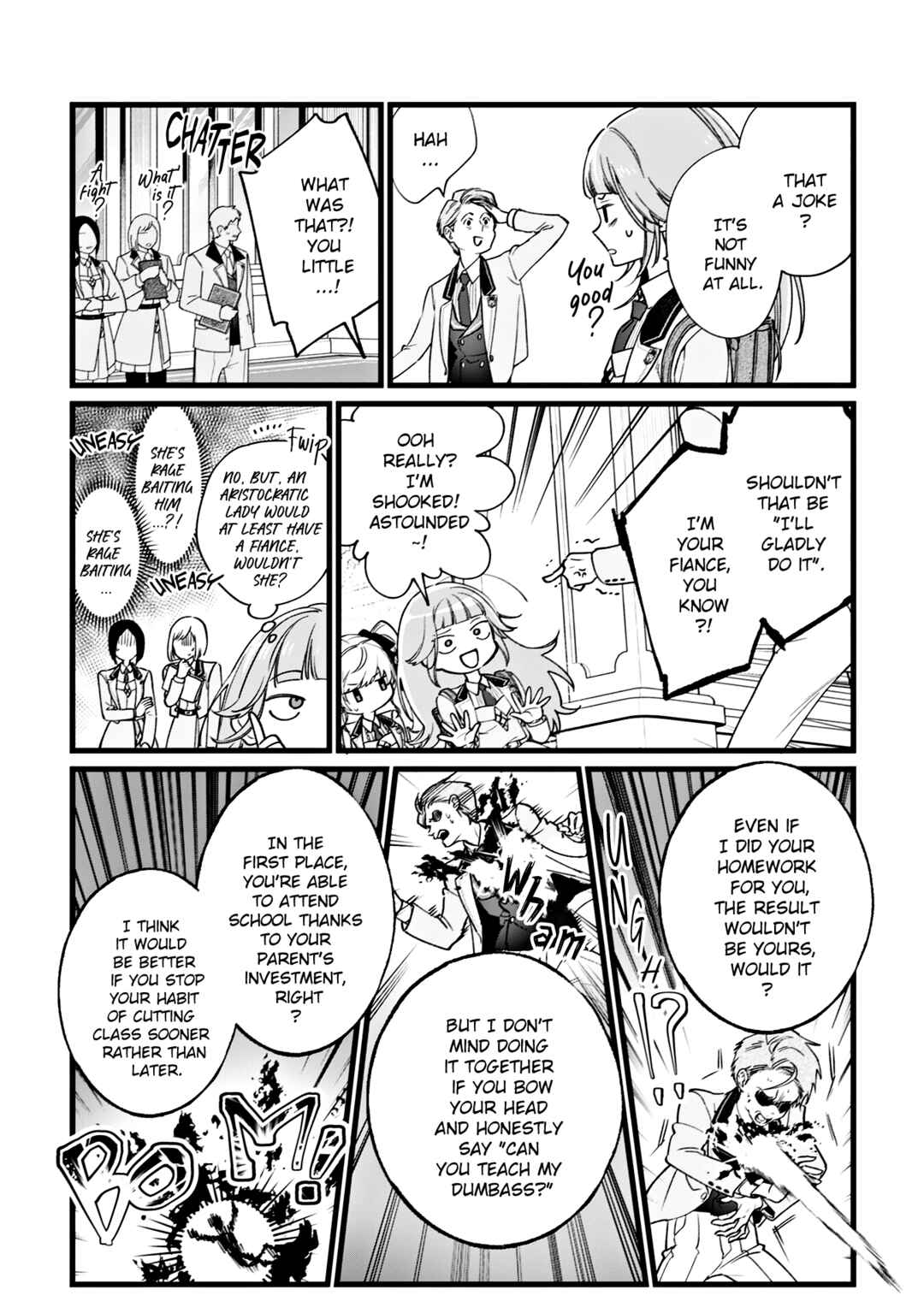 Page 4 Chapter 3 Doteihen Reijou ni Hyoui Shita 800-nen Mae no Akujo wa Hissori Seishun wo Tanoshinde Iru
