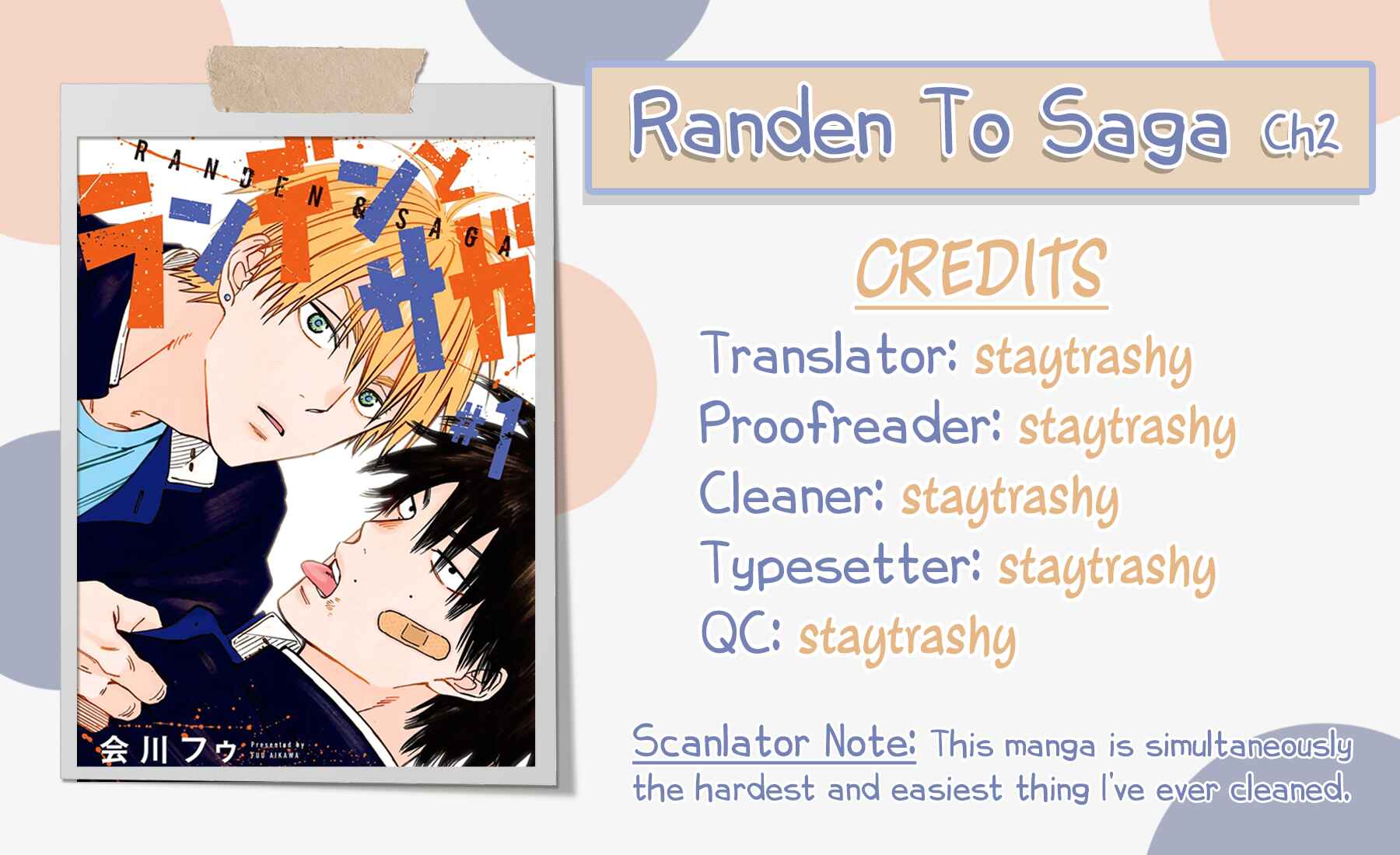 Page 1 Chapter 2 Randen to Saga