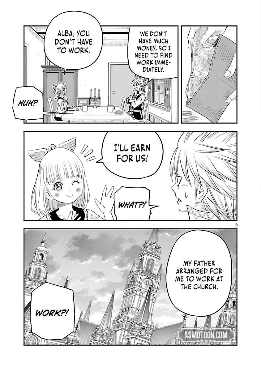 Page 8 Chapter 4 Hametsu Flag Kaihi no Tame Yamaoku e Hikikomotteita Saikyou no Akuyaku wa, Tasuketa Heroine ni Yotte Omotebutai e Tatasareru