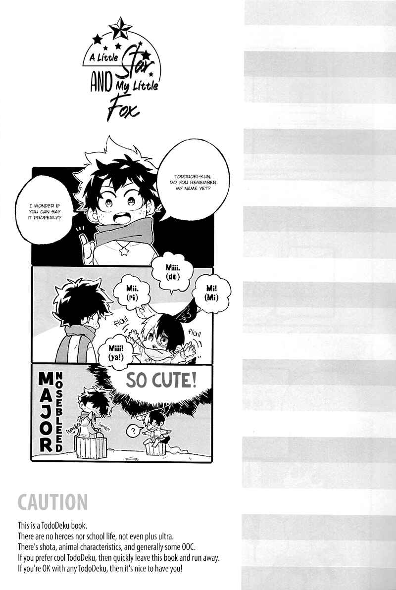 Page 3 Chapter Unknown_3e06 Boku no Hero Academia - A Little Star and My Little Fox (Doujinshi)