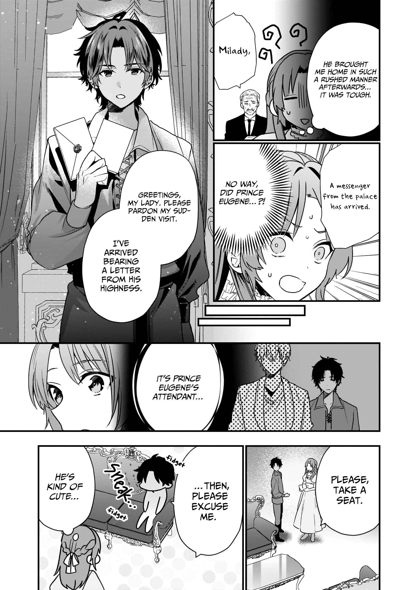 Page 4 Chapter 2 Shiganai Tensei Reijou wa Heion ni Kurashitai