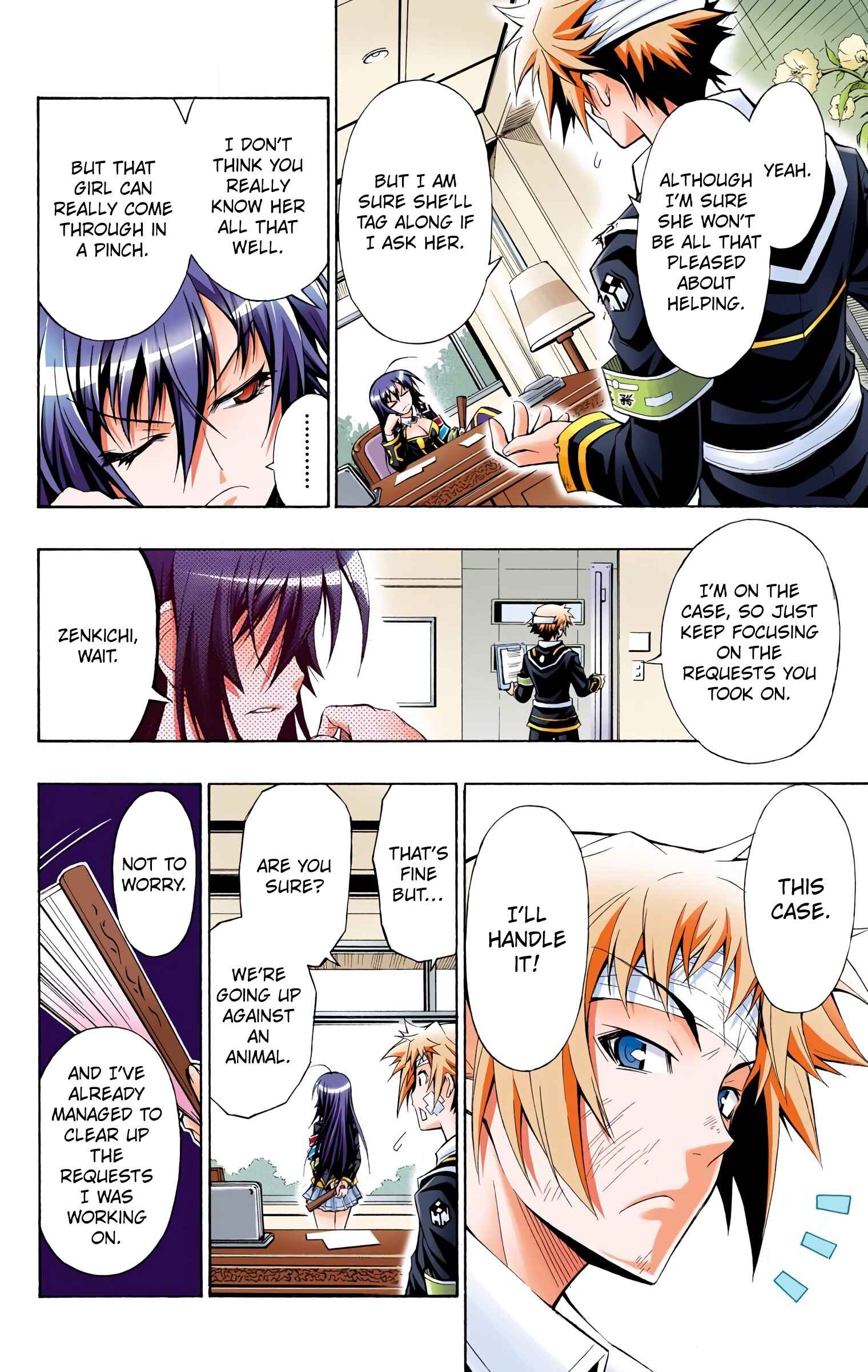 Page 14 Chapter 3 Medaka Box (Official Colored)