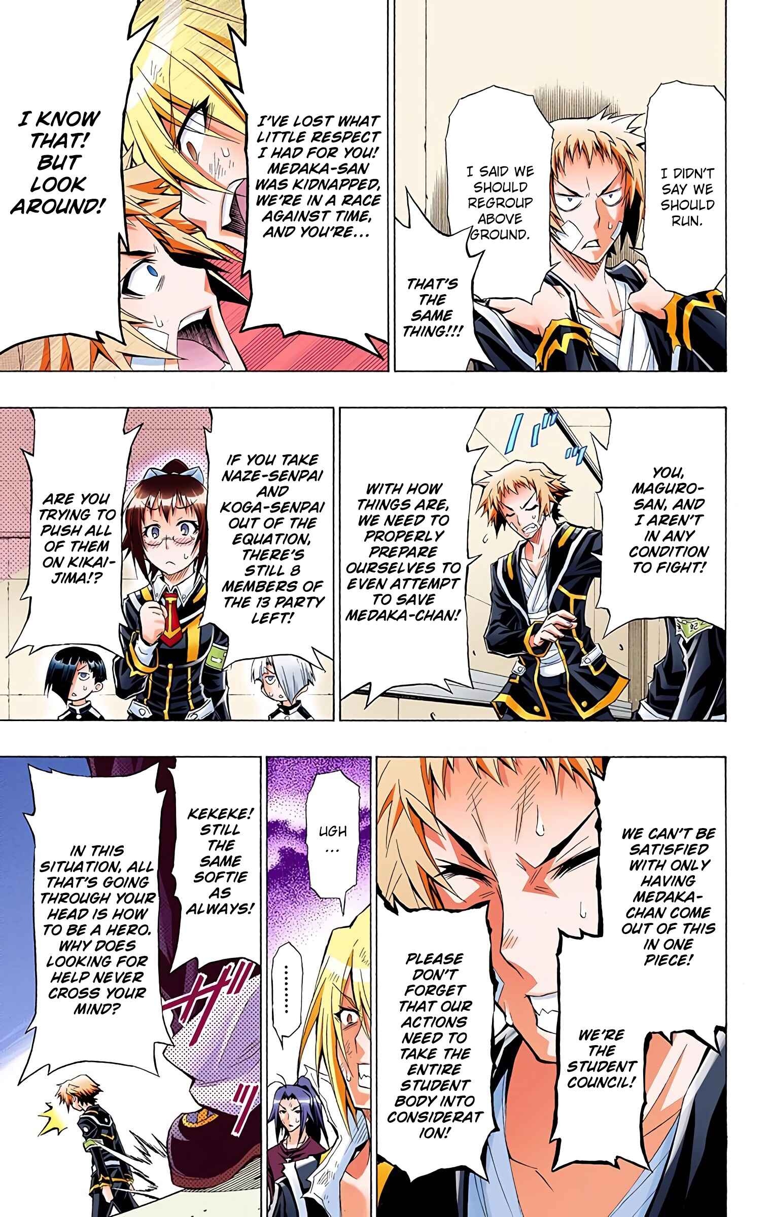 Page 17 Chapter 44 Medaka Box (Official Colored)