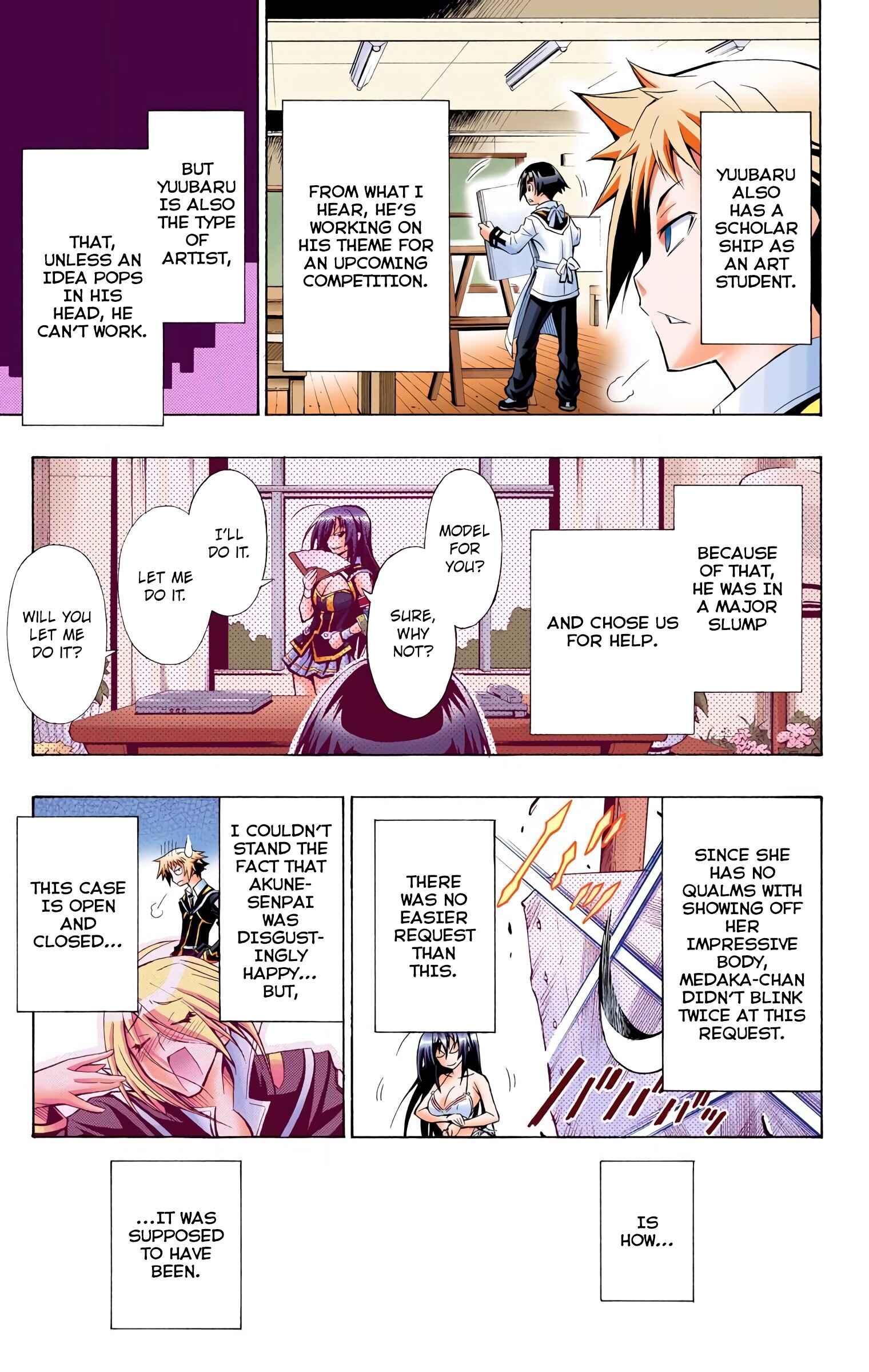 Page 4 Chapter 8 Medaka Box (Official Colored)