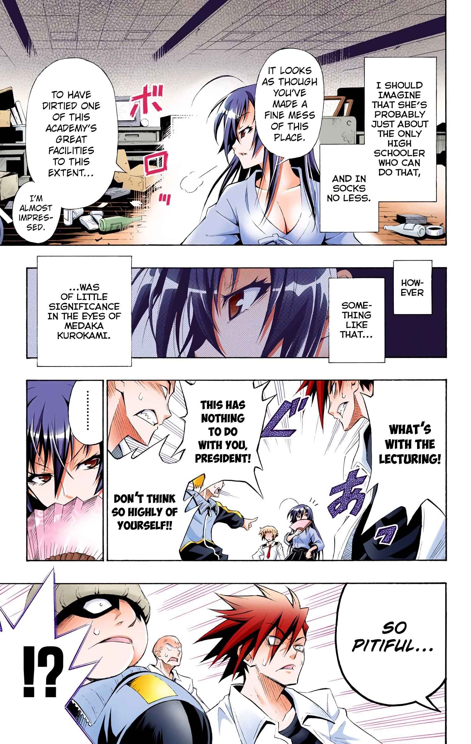 Page 23 Chapter 1 Medaka Box (Official Colored)