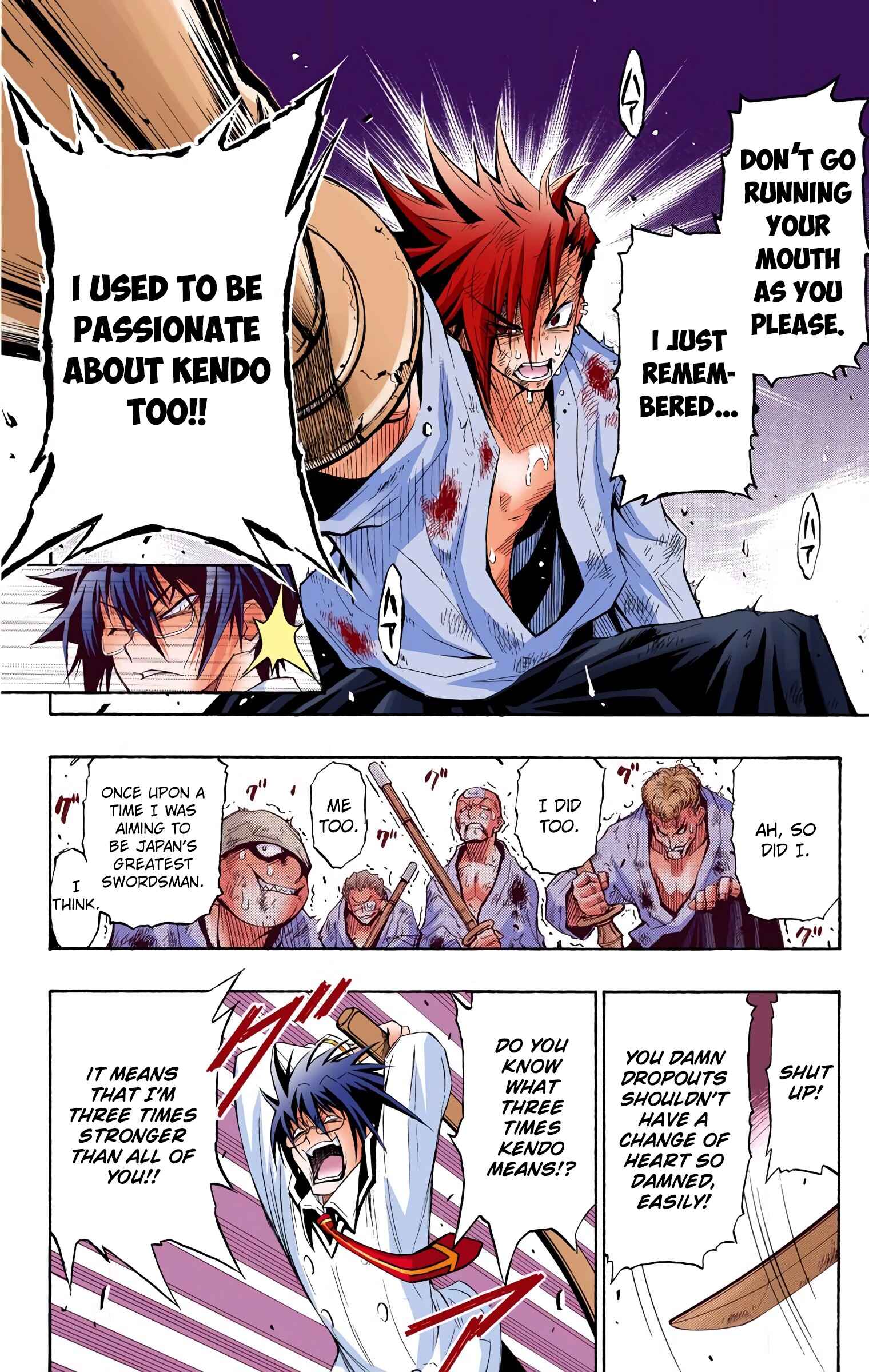 Page 44 Chapter 1 Medaka Box (Official Colored)