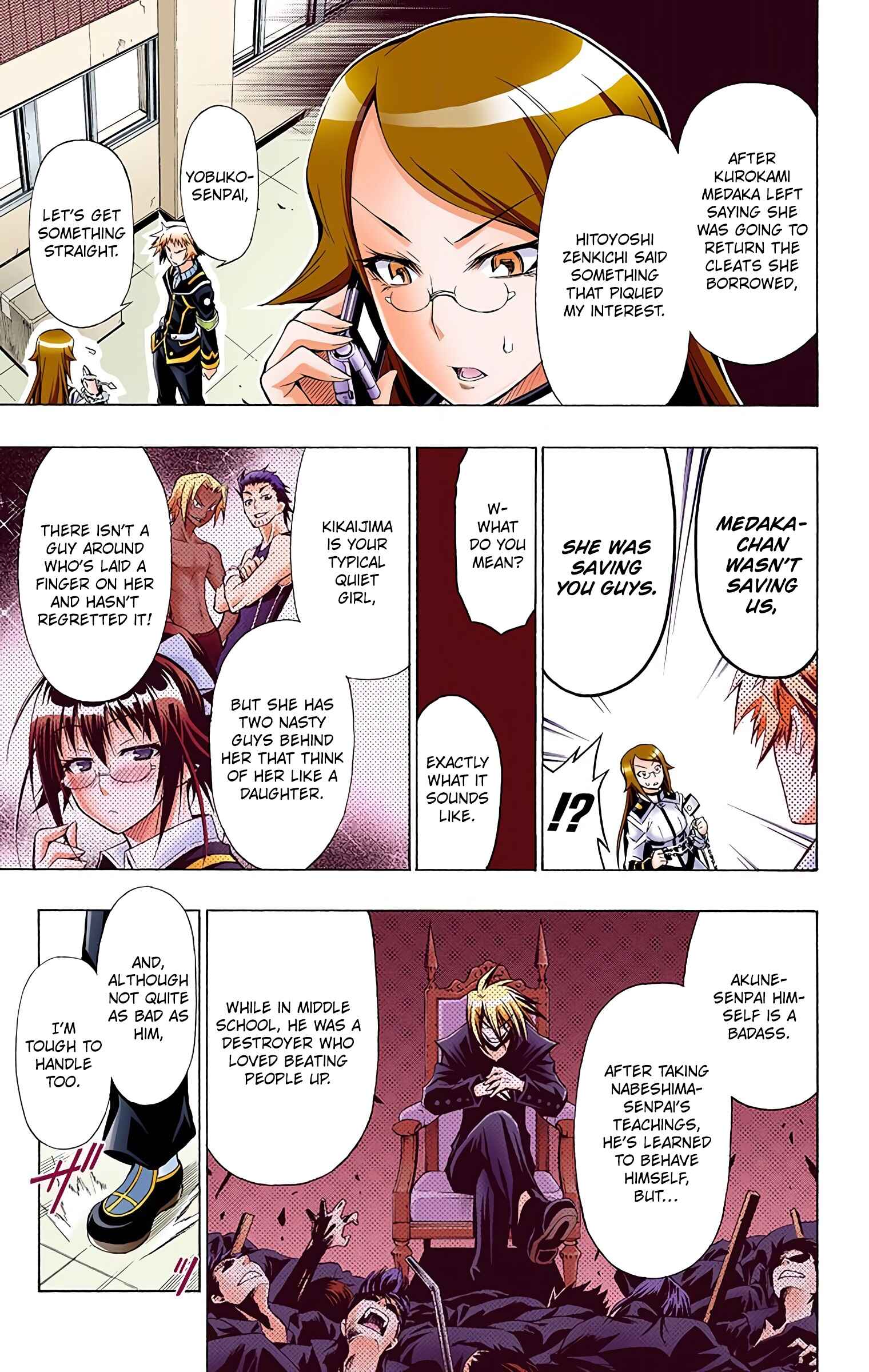 Page 3 Chapter 18 Medaka Box (Official Colored)