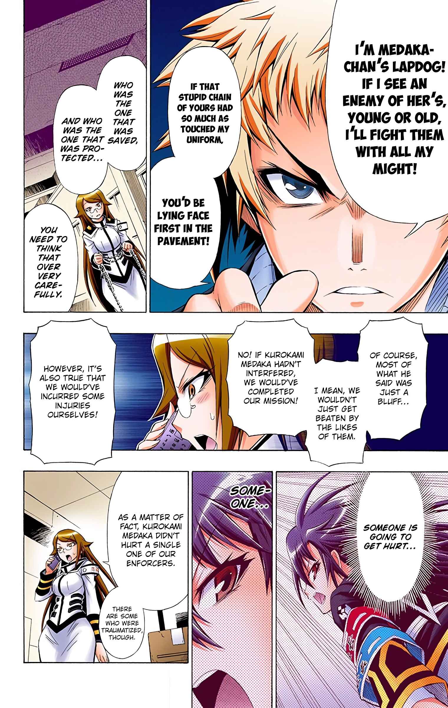 Page 4 Chapter 18 Medaka Box (Official Colored)