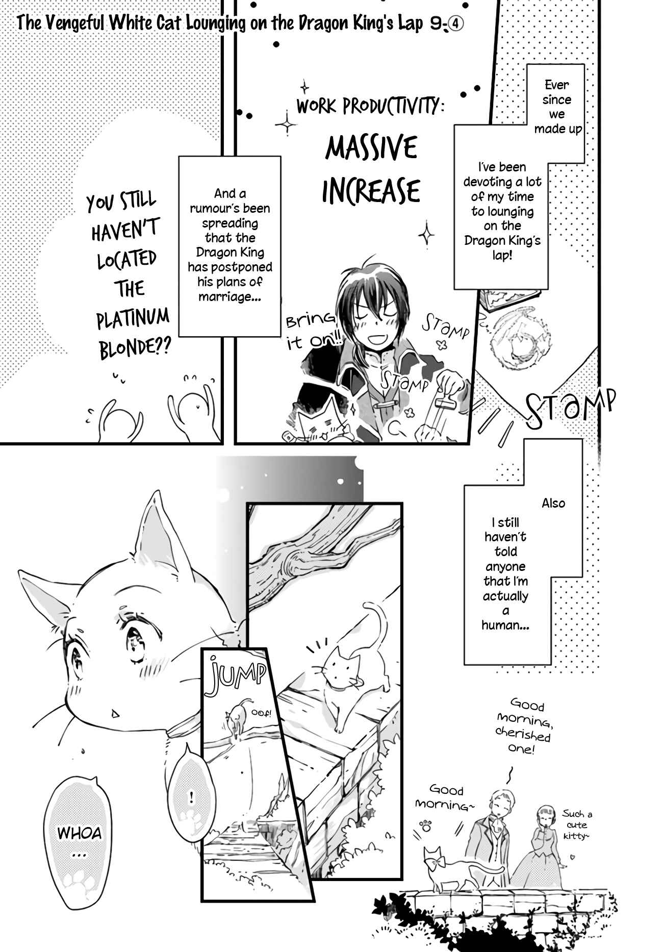 Page 2 Chapter 9.4 Fukushuu wo Chikatta Shironeko wa Ryuuou no Hiza no Ue de Damin wo Musaboru