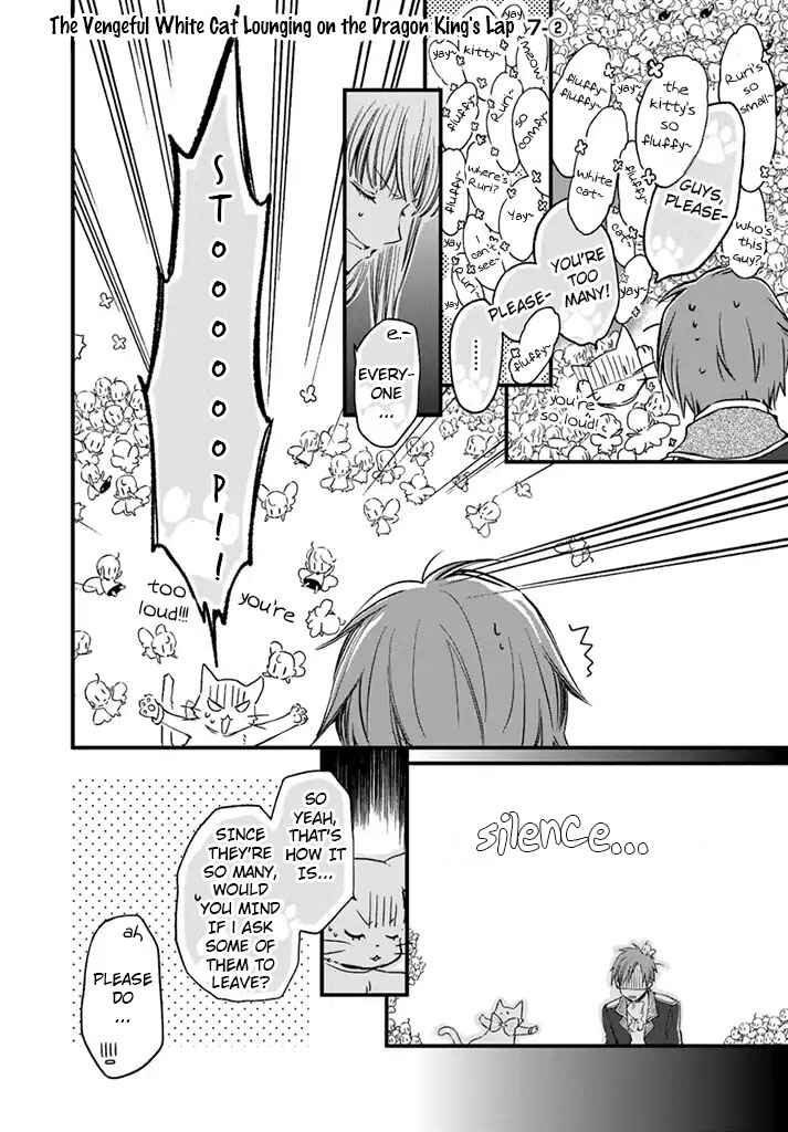 Page 2 Chapter 7.2 Fukushuu wo Chikatta Shironeko wa Ryuuou no Hiza no Ue de Damin wo Musaboru
