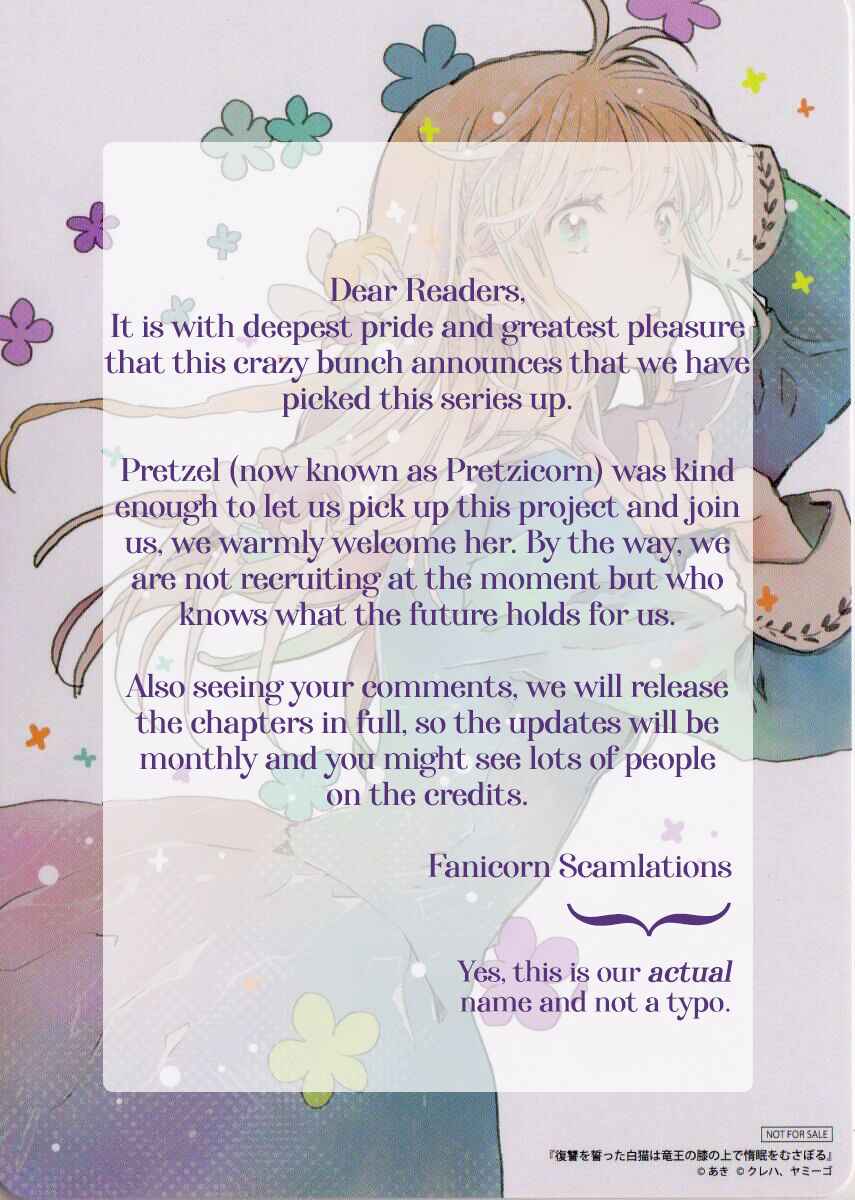 Page 9 Chapter 15.4 Fukushuu wo Chikatta Shironeko wa Ryuuou no Hiza no Ue de Damin wo Musaboru