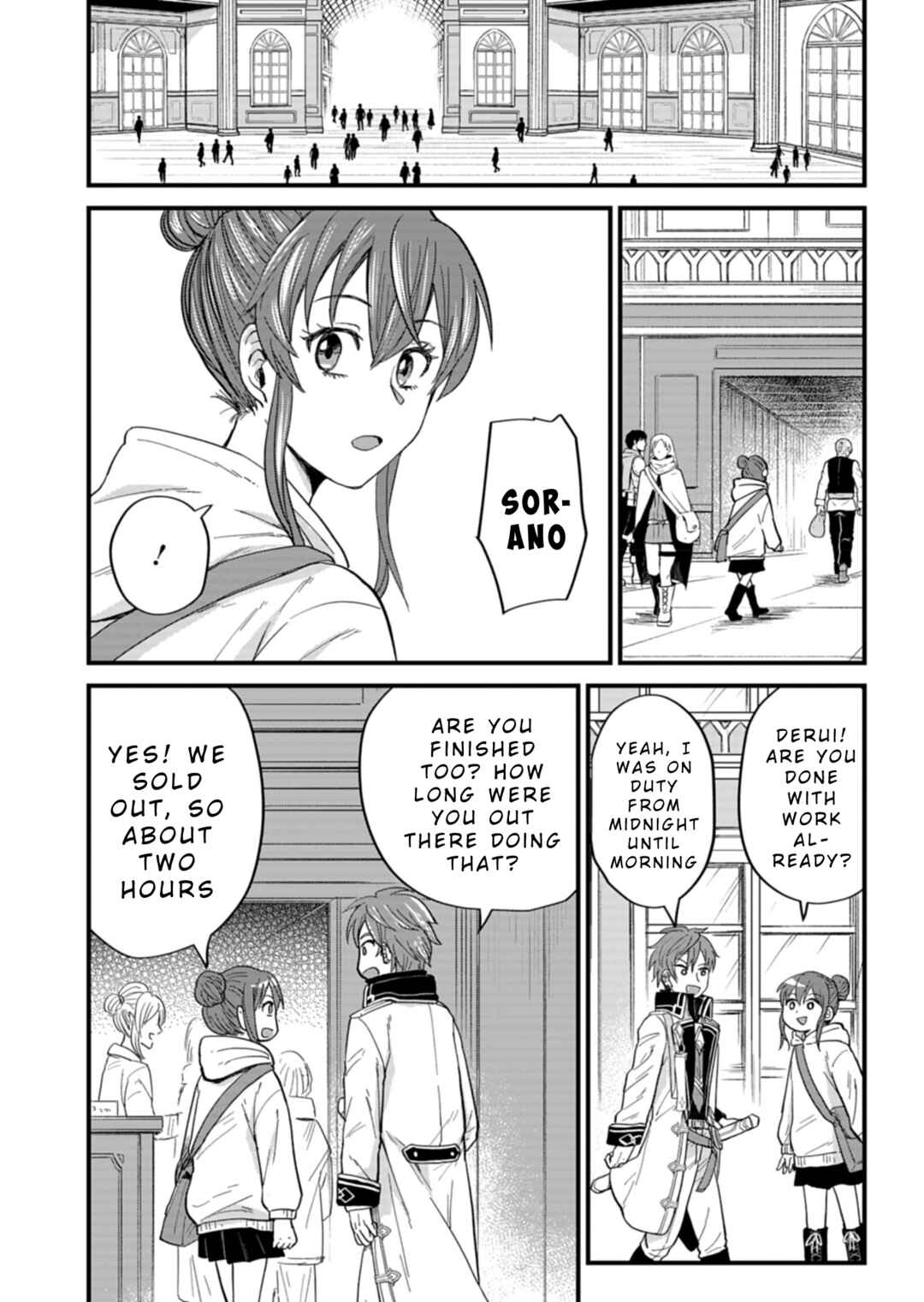 Page 6 Chapter 4 Tenkuu no Isekai Bistro-Ten ~Kanban Musume Sorano ga Oishii Shiawase Todokemasu~