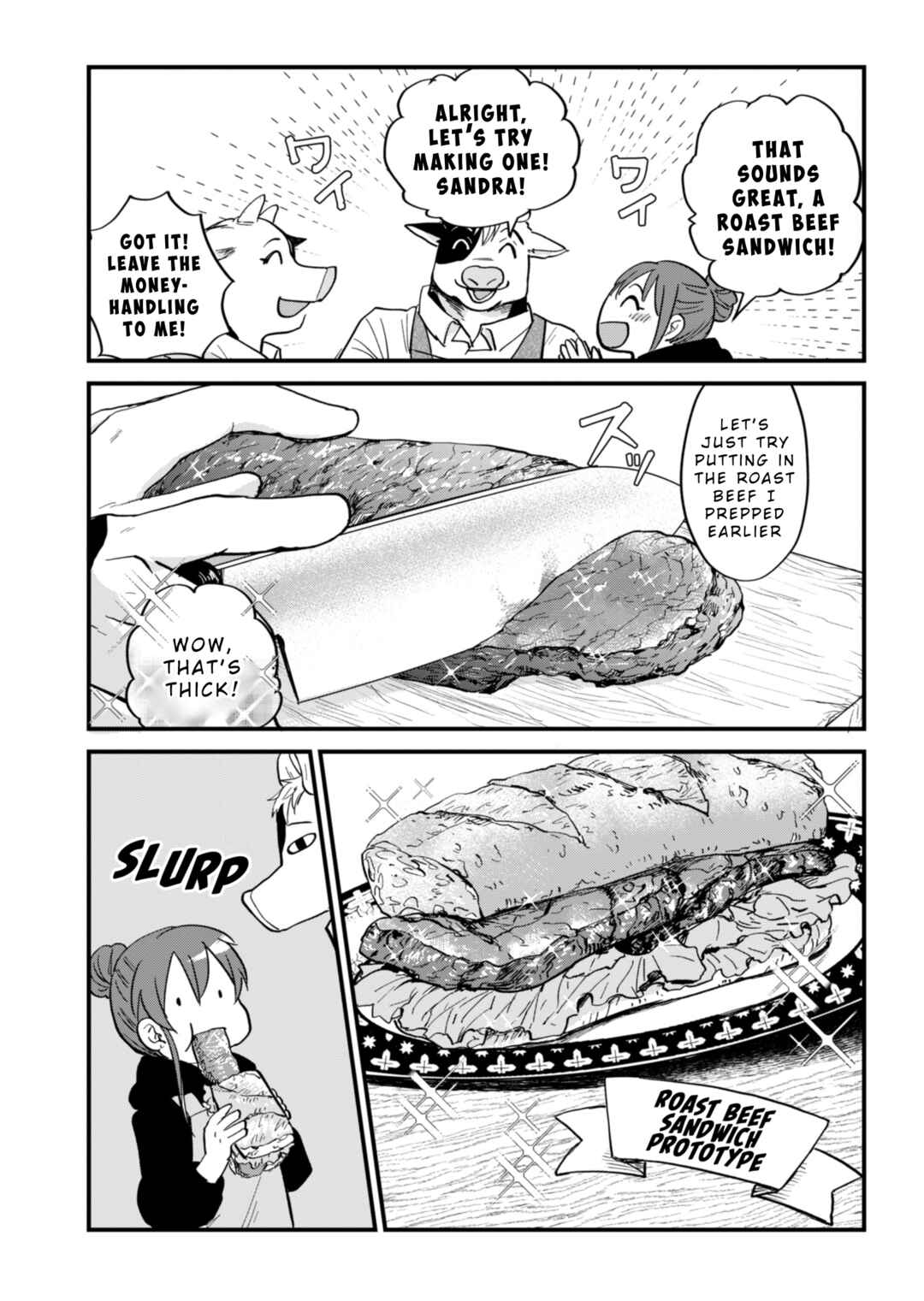 Page 12 Chapter 3 Tenkuu no Isekai Bistro-Ten ~Kanban Musume Sorano ga Oishii Shiawase Todokemasu~