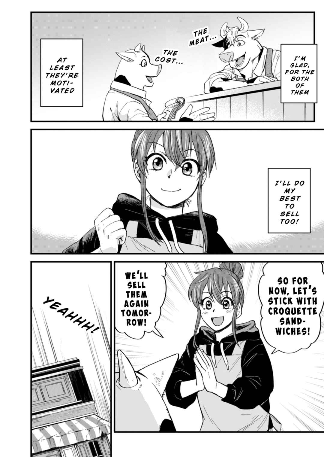 Page 14 Chapter 3 Tenkuu no Isekai Bistro-Ten ~Kanban Musume Sorano ga Oishii Shiawase Todokemasu~