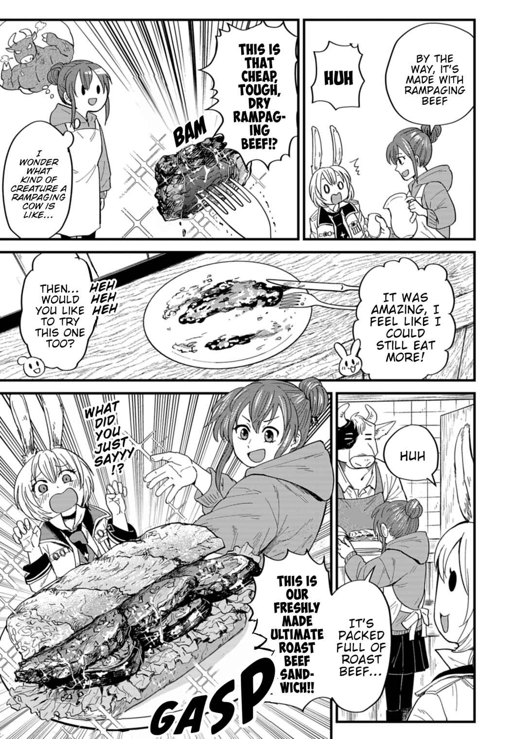 Page 13 Chapter 5 Tenkuu no Isekai Bistro-Ten ~Kanban Musume Sorano ga Oishii Shiawase Todokemasu~