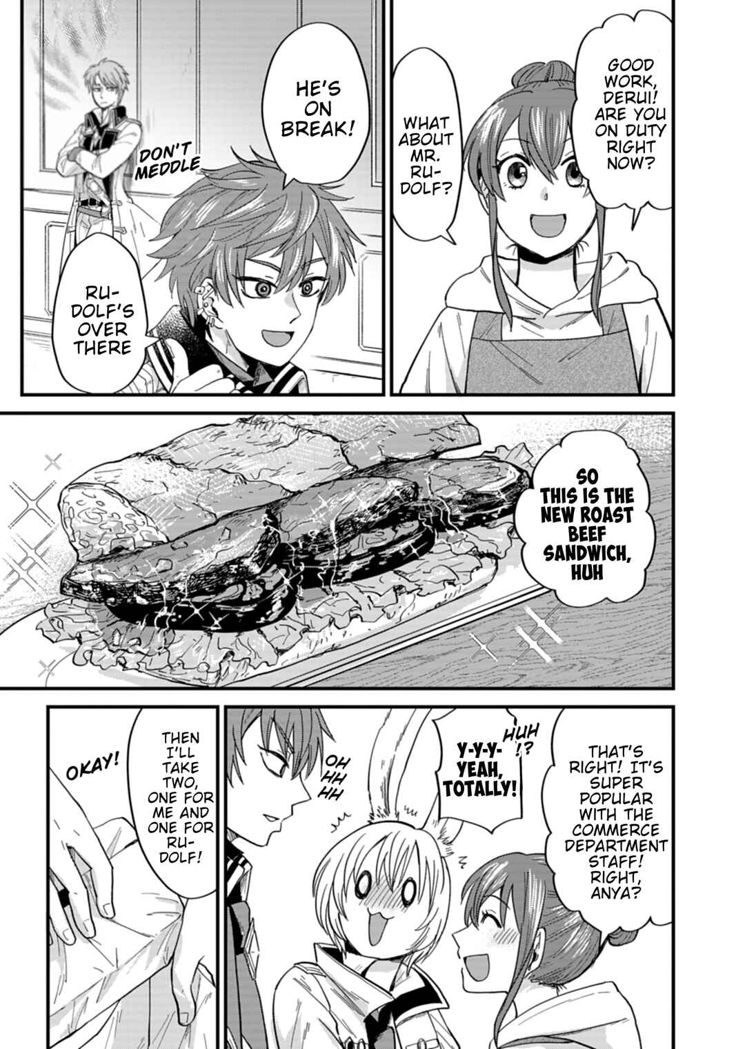 Page 23 Chapter 5 Tenkuu no Isekai Bistro-Ten ~Kanban Musume Sorano ga Oishii Shiawase Todokemasu~