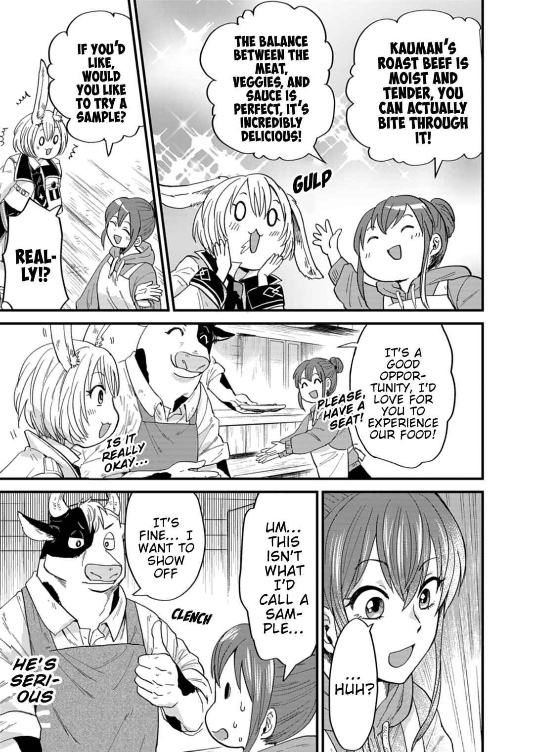 Page 9 Chapter 5 Tenkuu no Isekai Bistro-Ten ~Kanban Musume Sorano ga Oishii Shiawase Todokemasu~