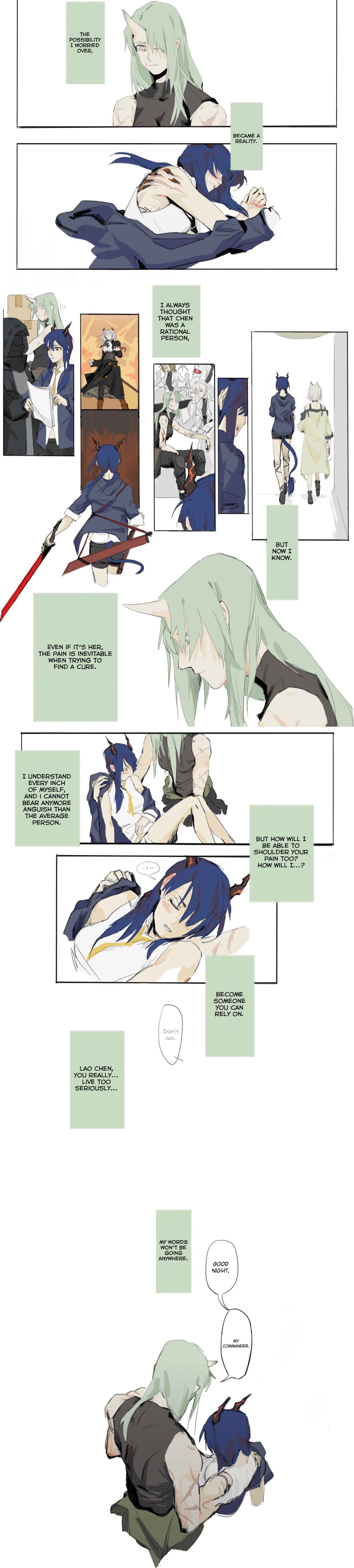 Page 2 Chapter Unknown_ef7f Arknights - Goodnight, My Commander (Doujinshi)