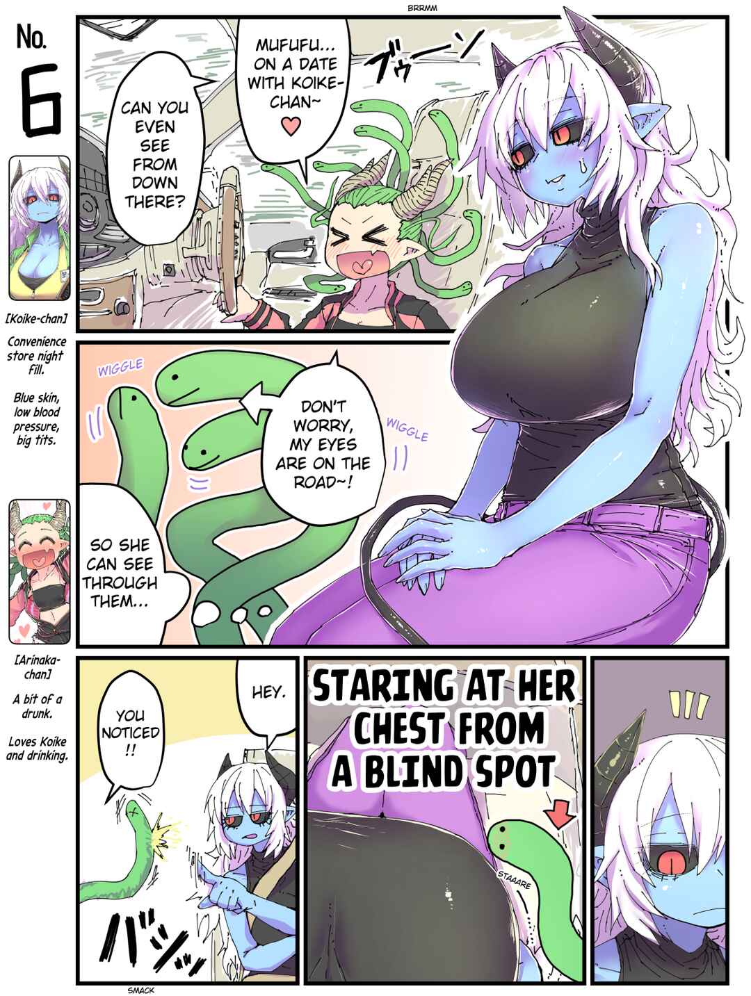 Page 1 Chapter 6 A Blue-Skinned Convenience Store Worker and Her Pals