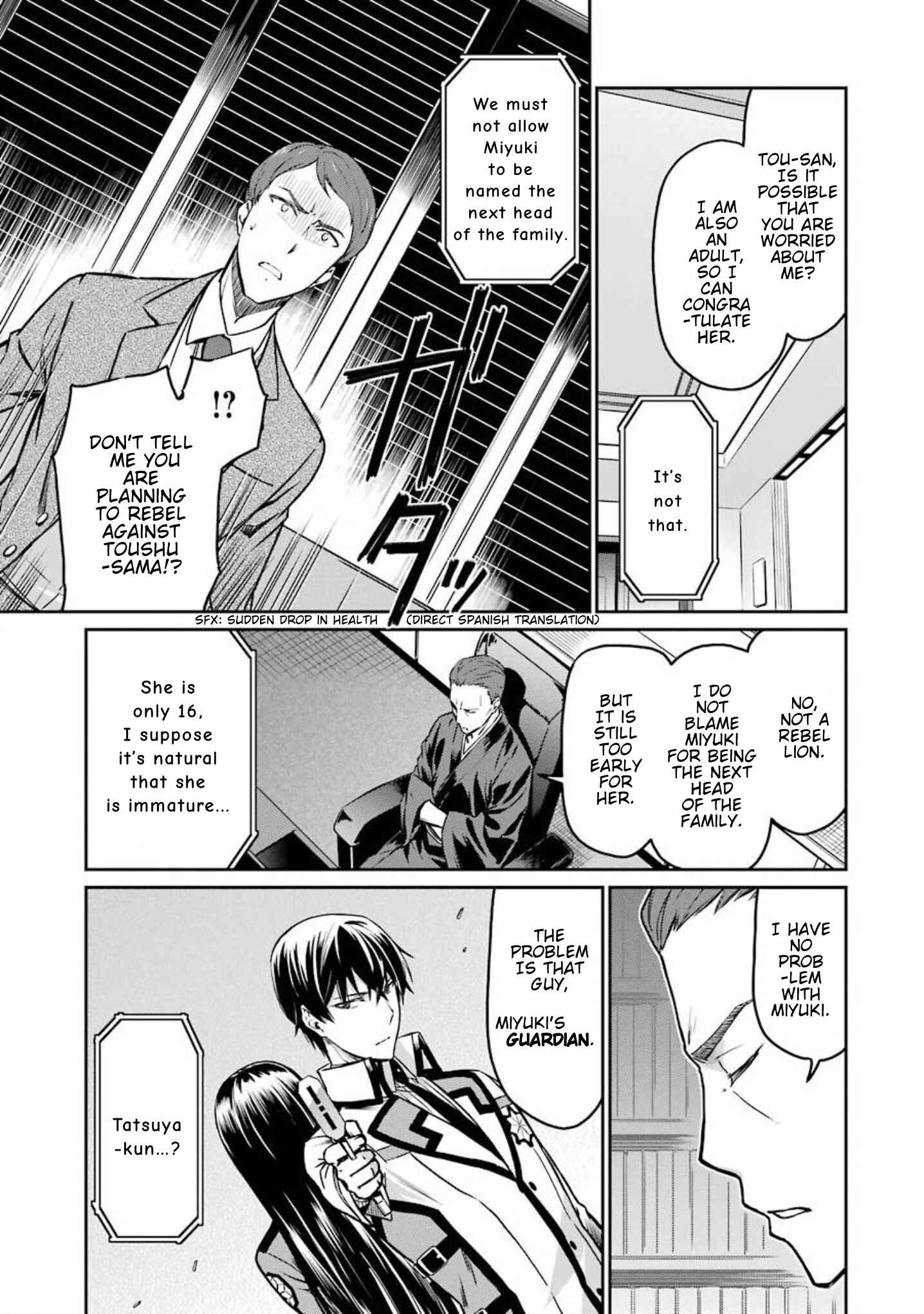 Page 8 Chapter 3 Mahouka Koukou no Rettousei - Yotsuba Keishou-hen