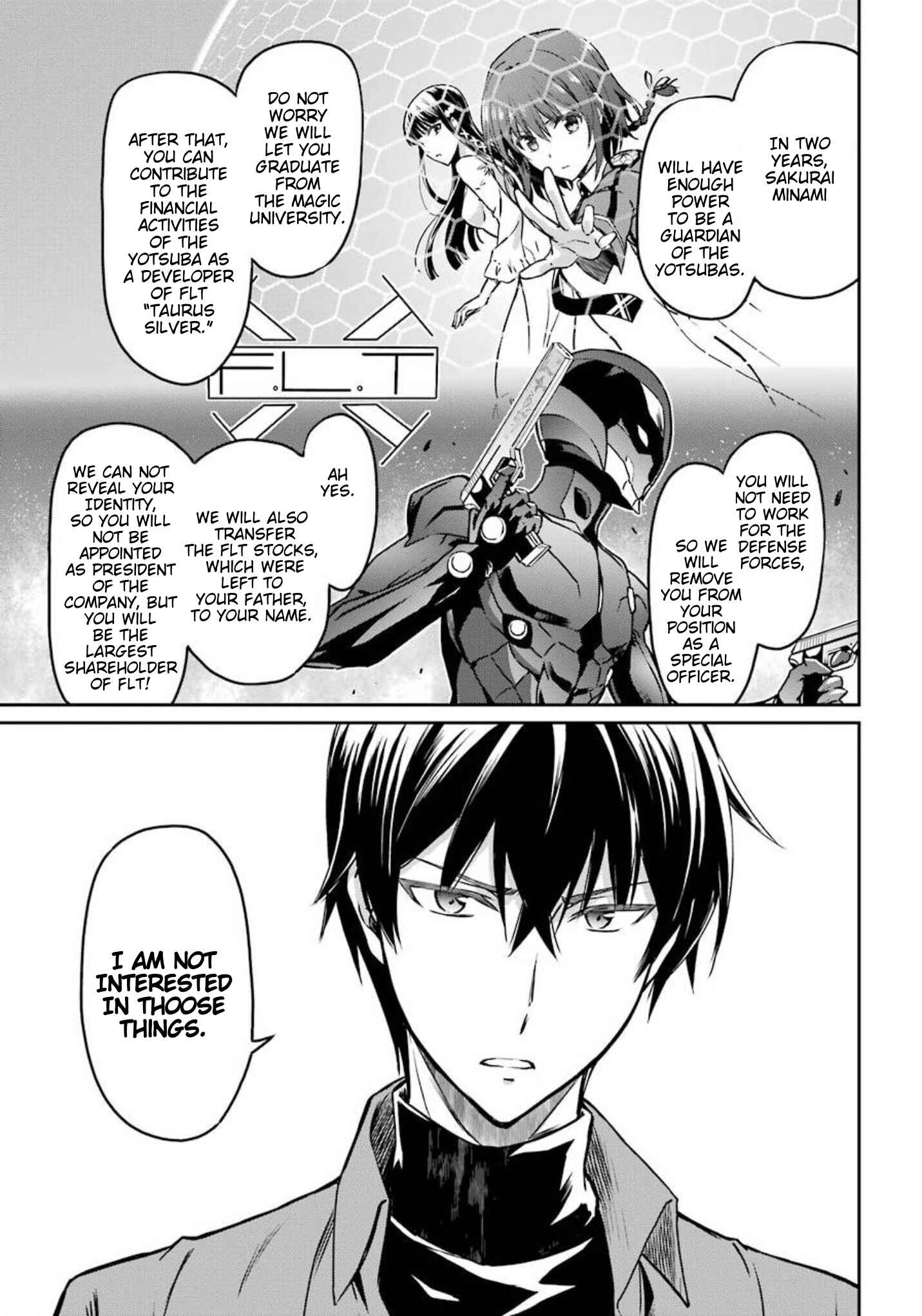 Page 11 Chapter 2 Mahouka Koukou no Rettousei - Yotsuba Keishou-hen