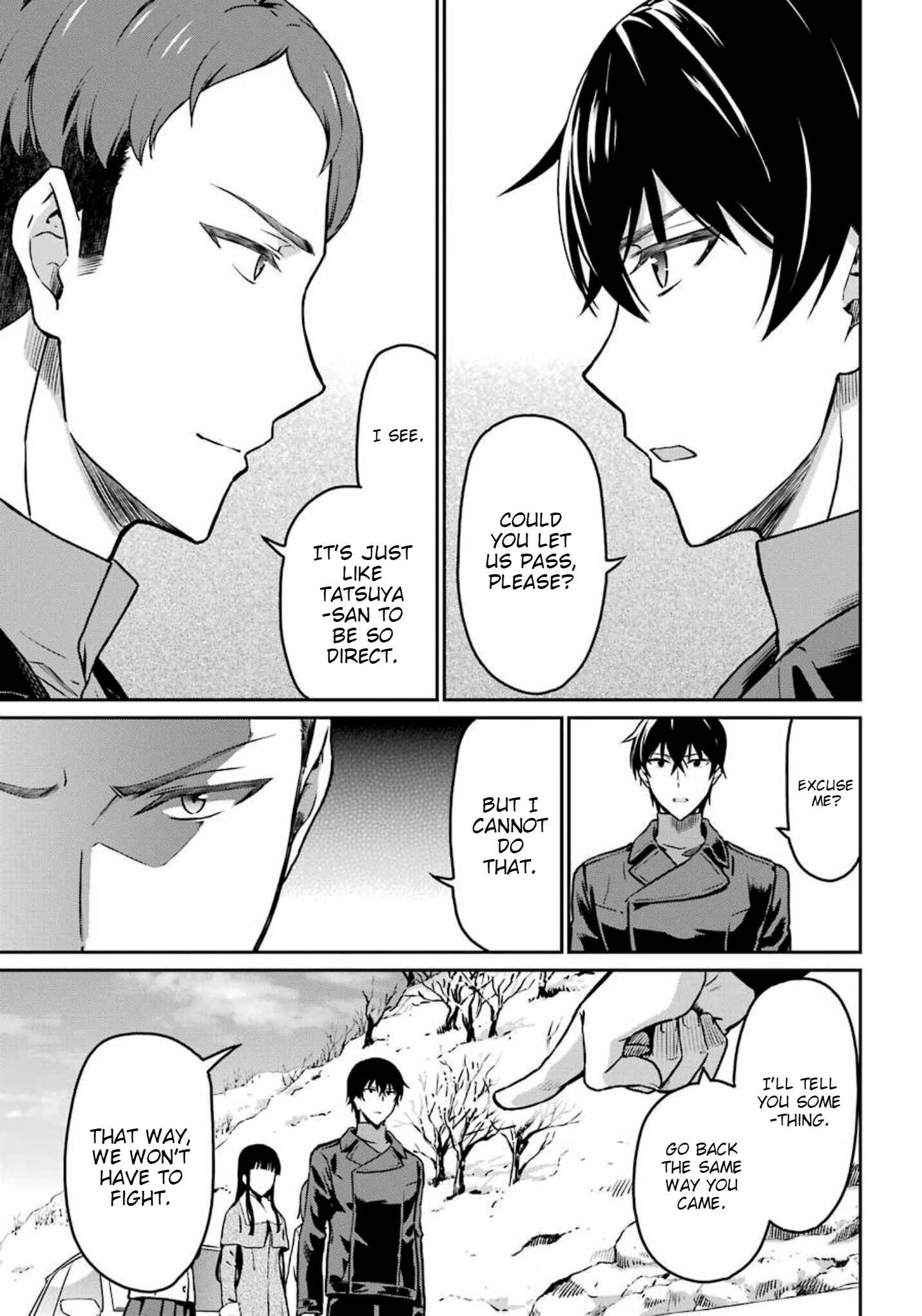 Page 9 Chapter 8 Mahouka Koukou no Rettousei - Yotsuba Keishou-hen