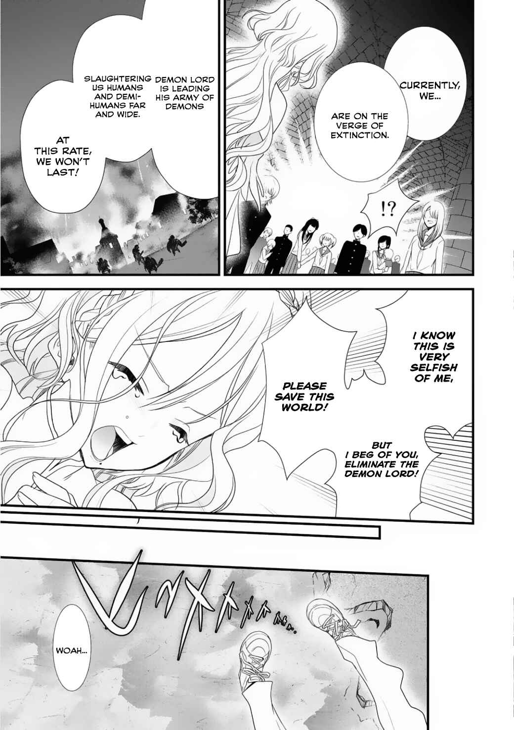 Page 4 Chapter 3 Class ga Isekai Shoukan sareta Naka Ore dake Nokotta n desu ga