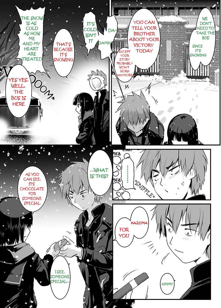 Page 15 Chapter Unknown_46fd Kono Subarashii Sekai ni Shukufuku wo! - KazuMegu Valentines Day 2018 (Doujinshi)