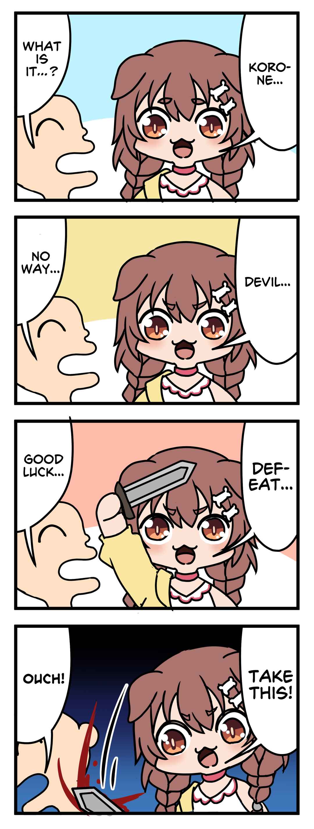 Page 1 Chapter 19 Hololive 4-Koma