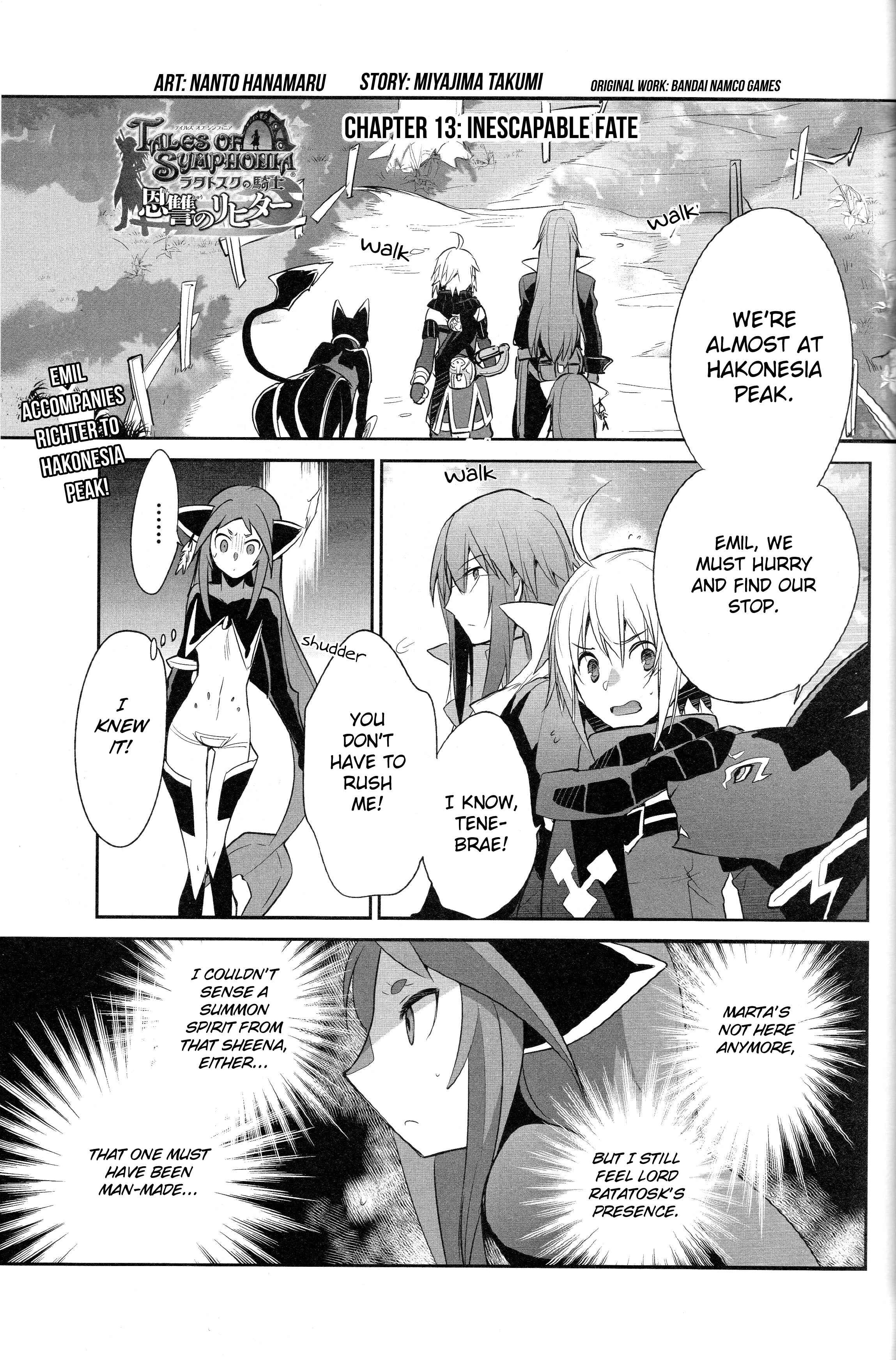 Page 1 Chapter 13 Tales of Symphonia: Dawn of the New World - Richters Love and Hatred