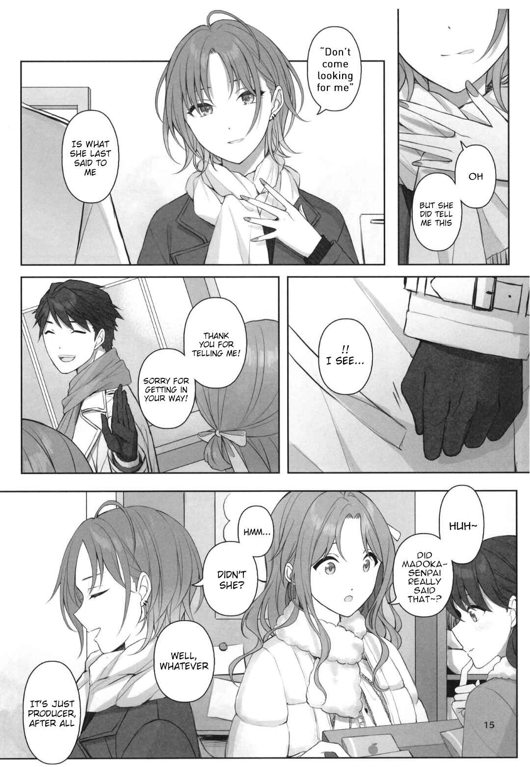 Page 16 Chapter Unknown_613d THE iDOLM@STER: Shiny Colors - The Blaze of the Snowy Silver Sky (Doujinshi)